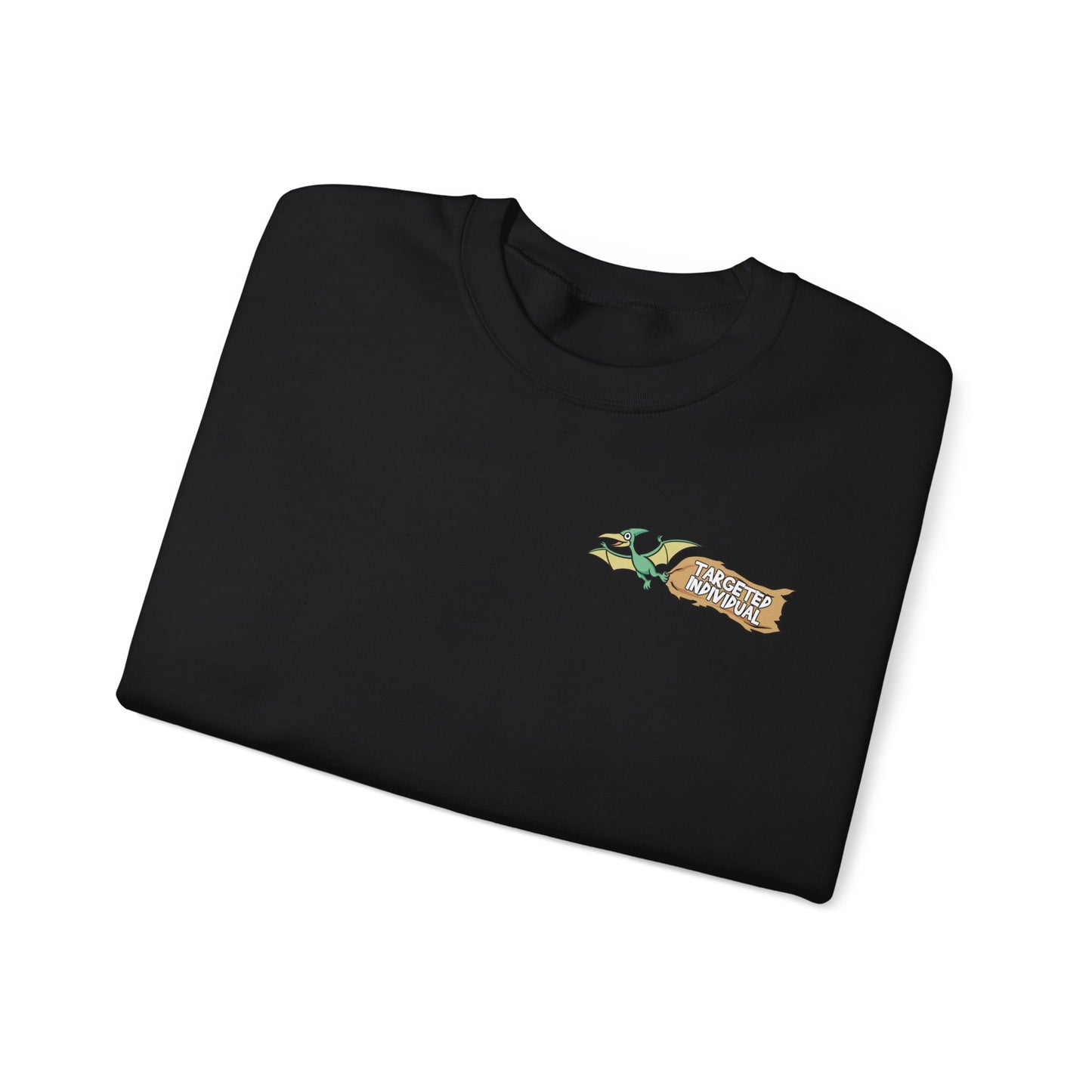 Godzilla Cartoon Crewneck Sweatshirt - Funny Monster Fire-Breathing Graphic