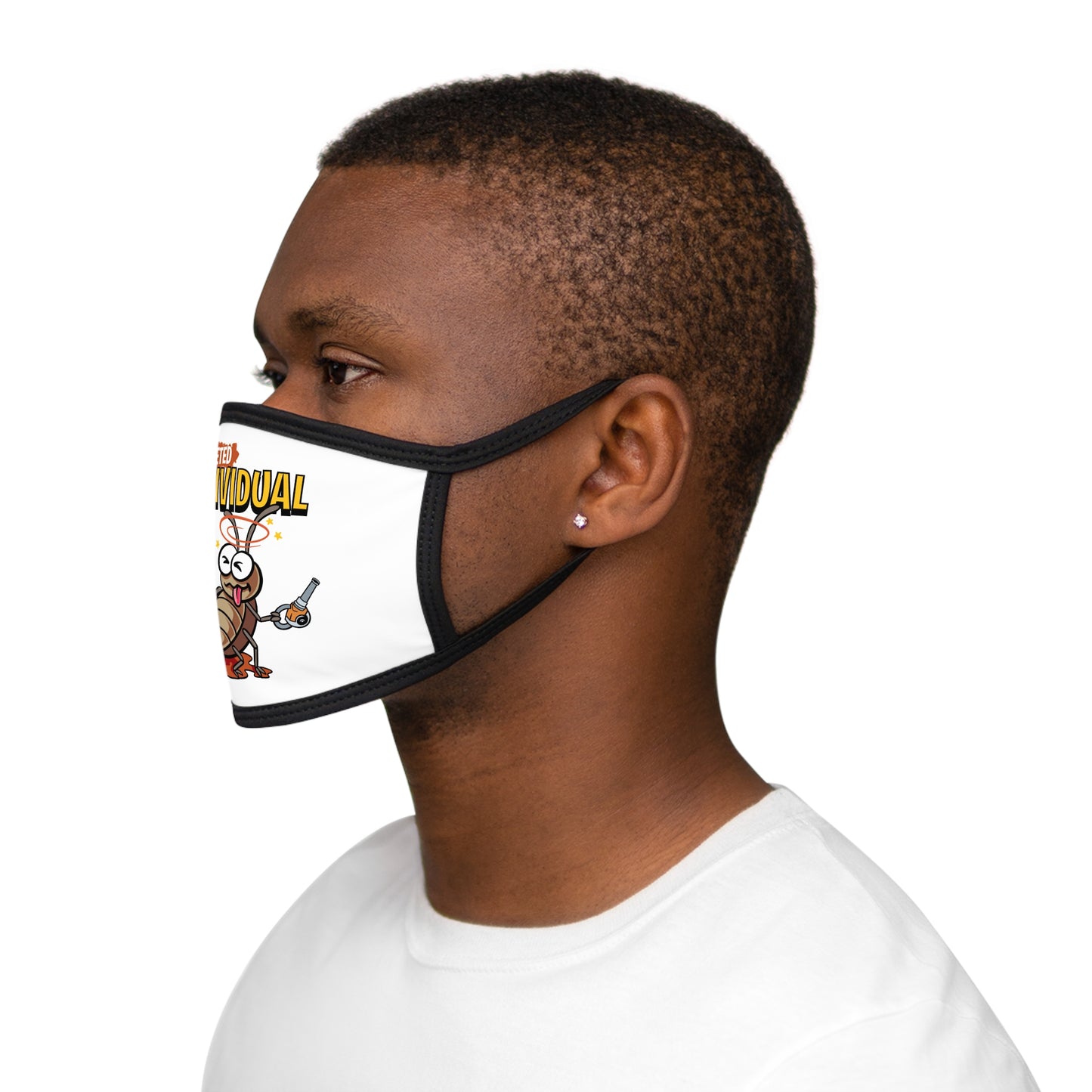 Targeted Individual Roach Graphic Face Mask