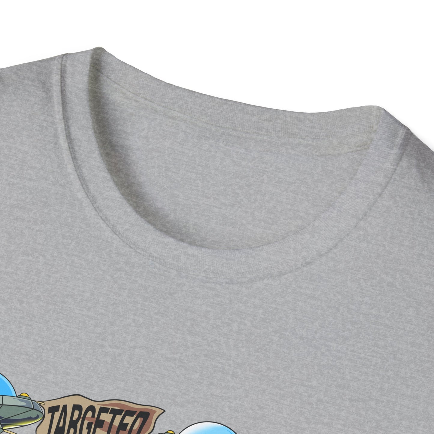 Alien Abduction Graphic T-Shirt — "Targeted Nowhere" Retro UFO Tee