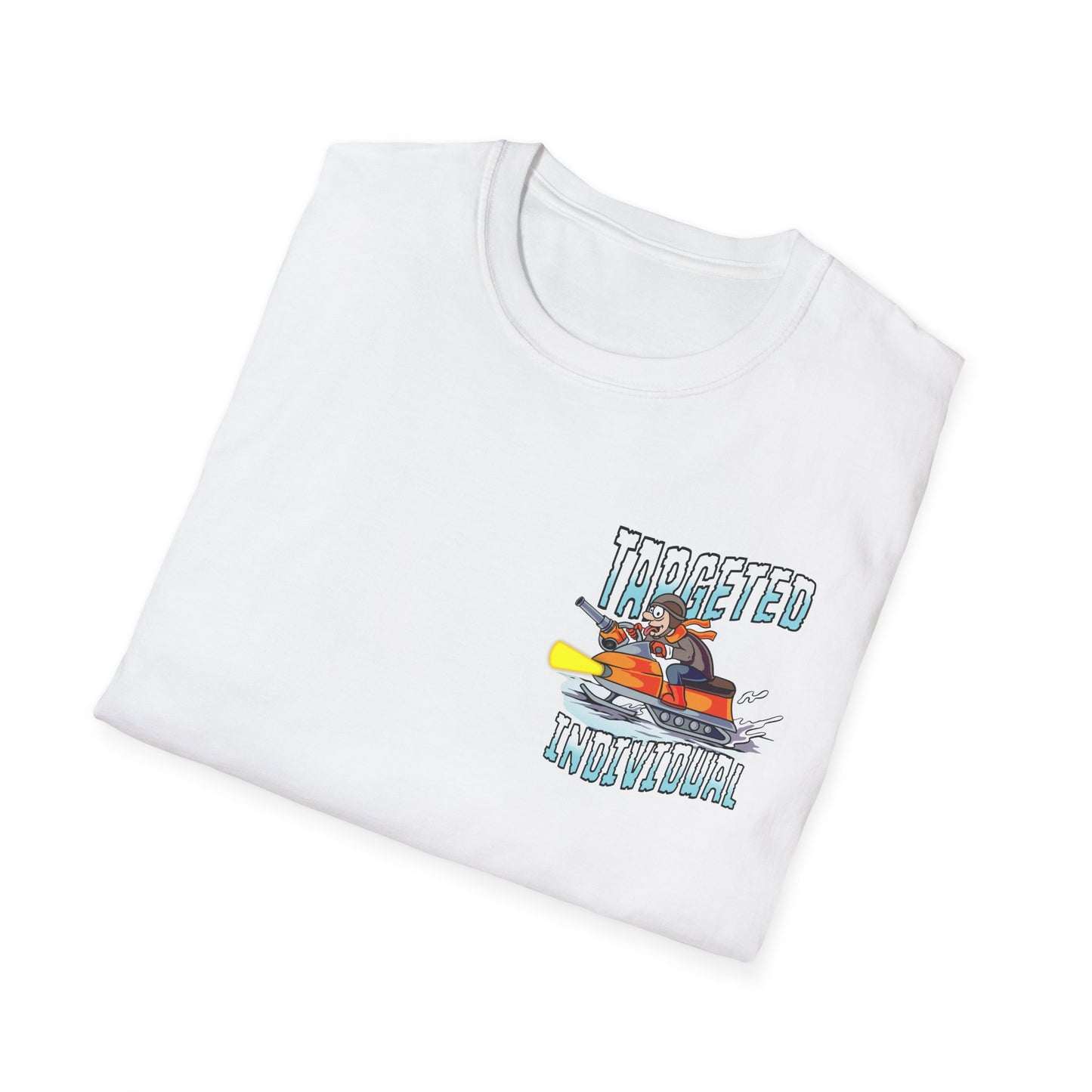 Fishing Cartoon T-Shirt — "Targeted Individual" Graphic Tee