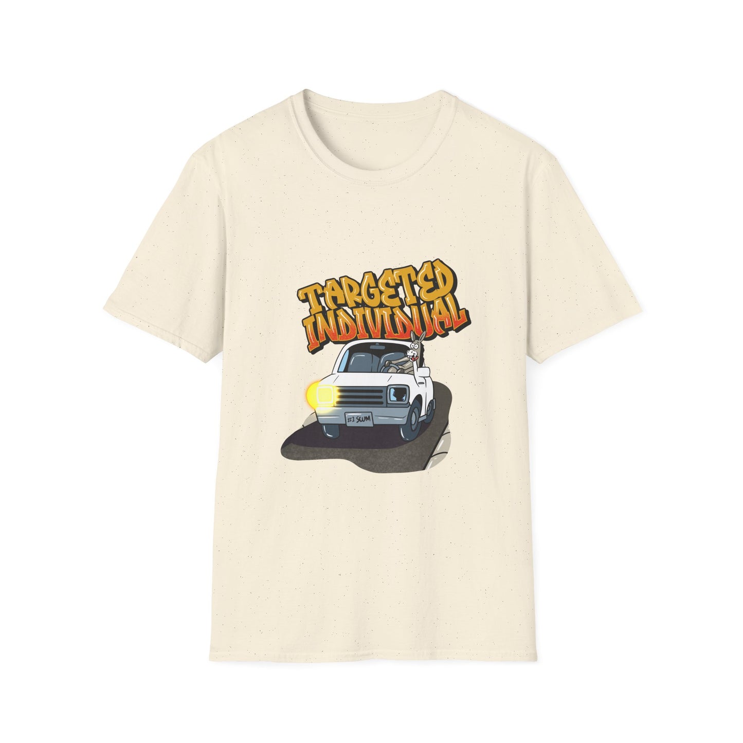 T-Shirt — 'Targeted Individual' Retro Car Graphic Tee
