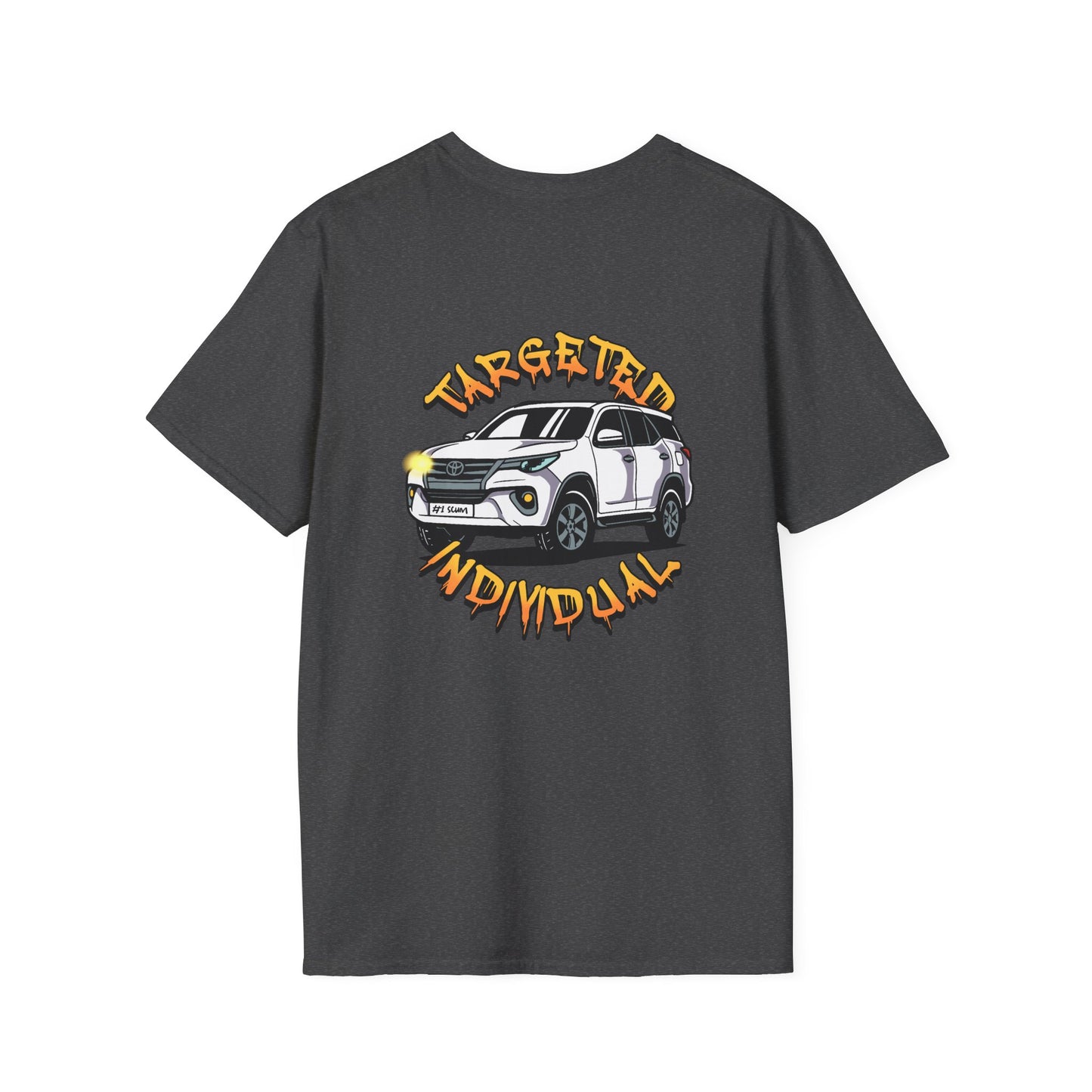 Car Graphic T-Shirt — “Targeted Individuals” Illustration Tee