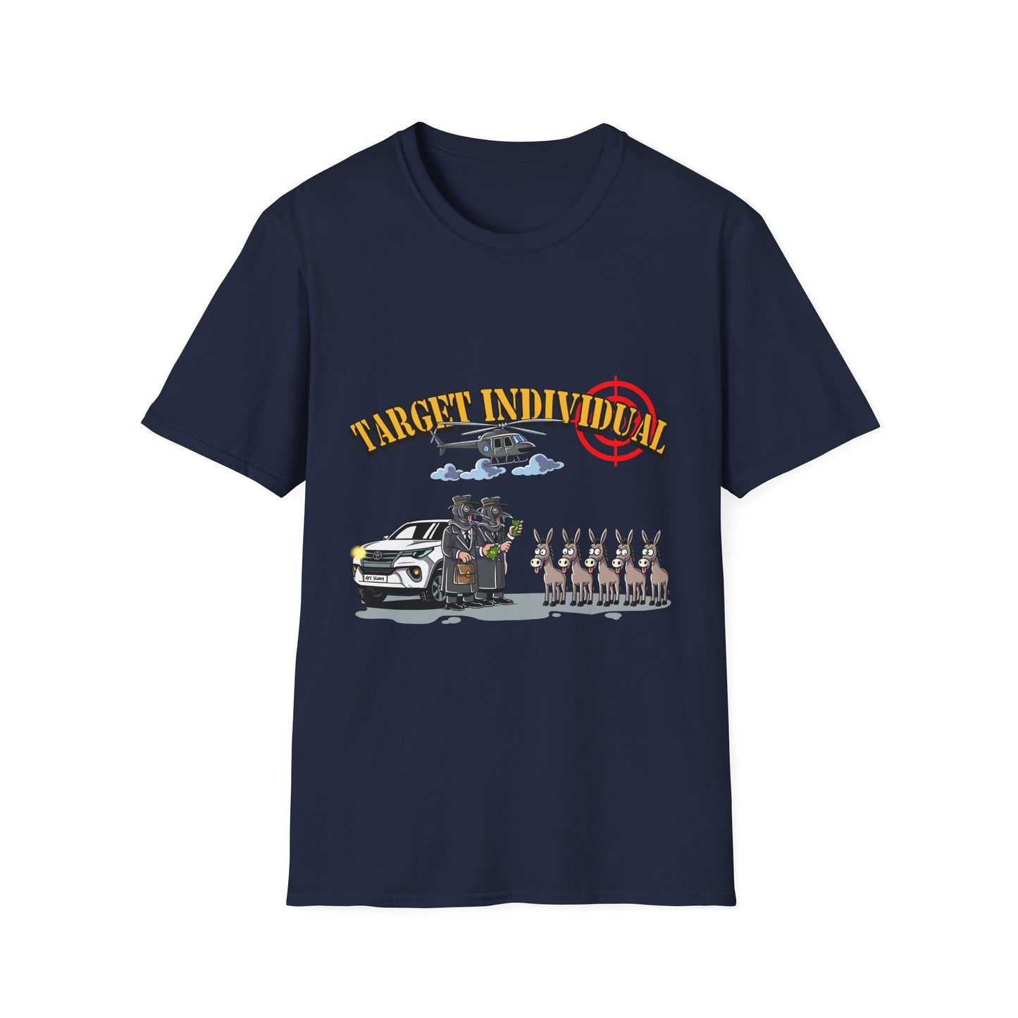 Target Individual T-Shirt — Funny Police Lineup Graphic Tee
