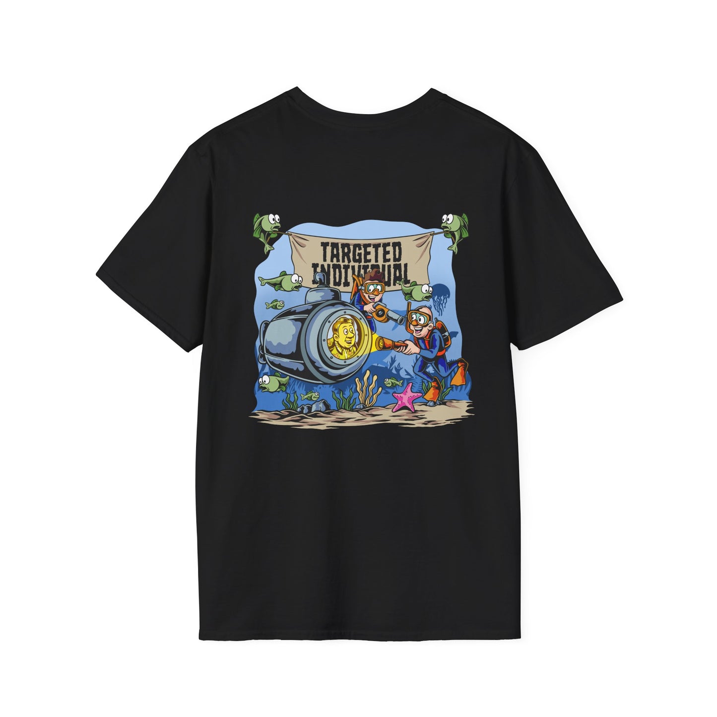 T-Shirt — 'Targeted Individual' Submarine Cartoon Graphic Tee