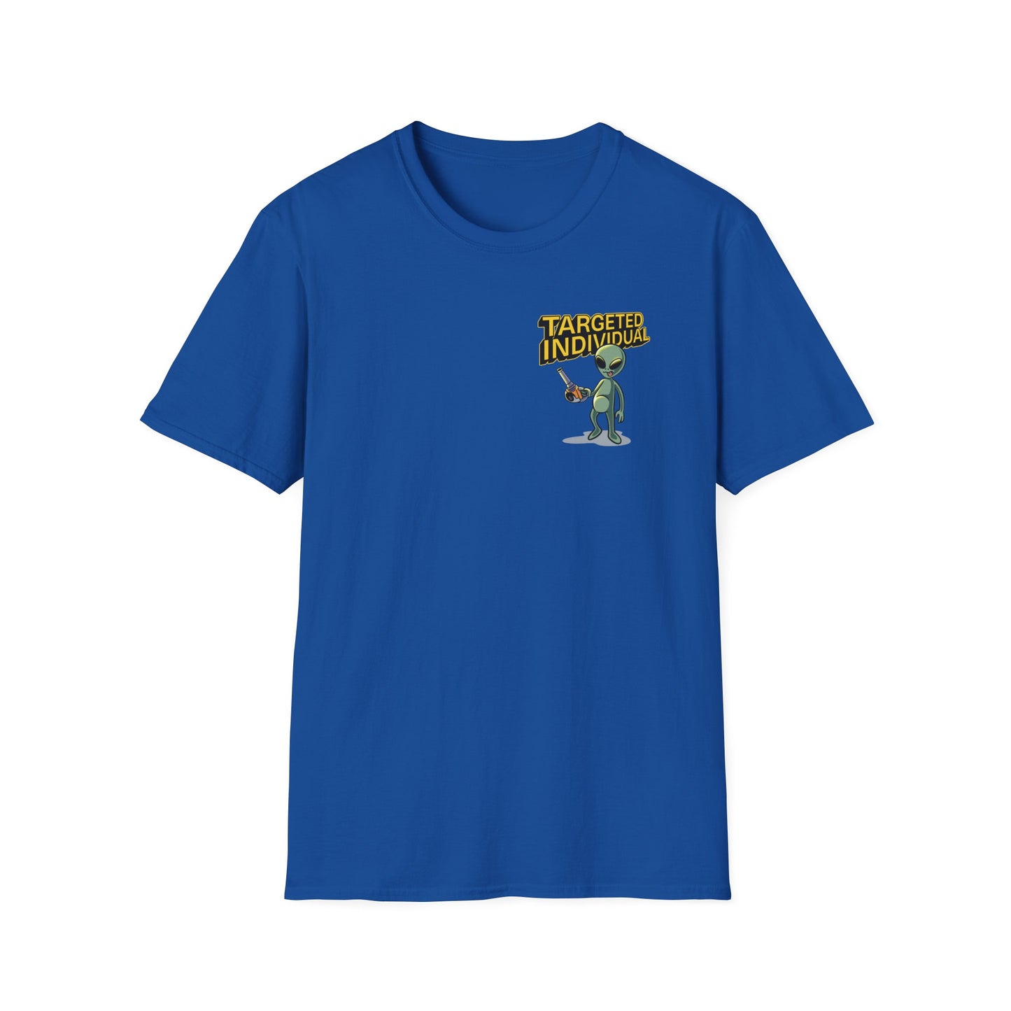 Alien Abduction Graphic T-Shirt — "Target Individual" Sci‑Fi UFO Tee