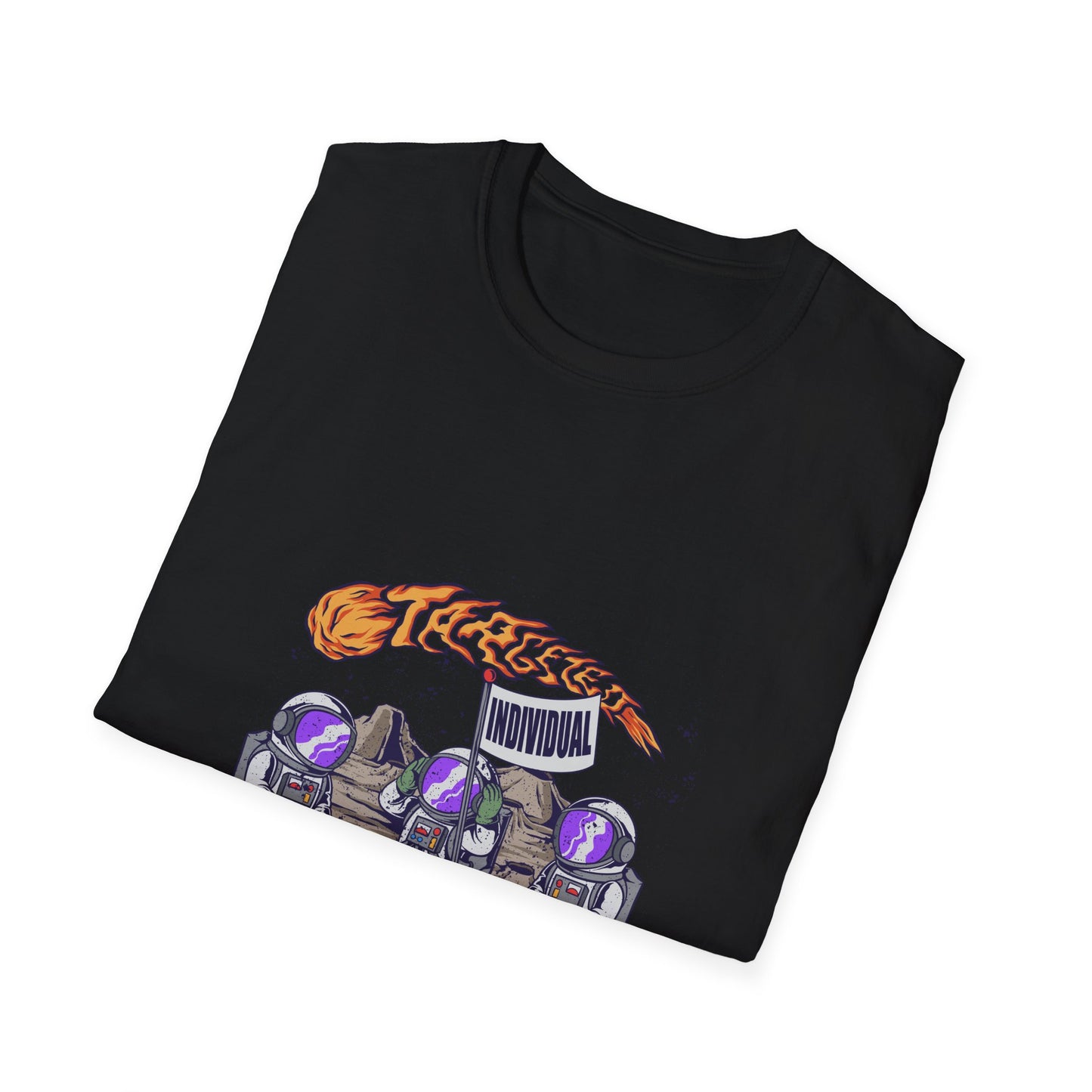 Astronaut Crew T-Shirt – Cute Space Crew with Flaming Comet Graphic