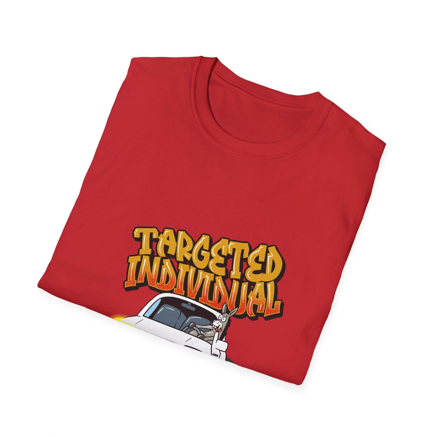 T-Shirt — 'Targeted Individual' Retro Car Graphic Tee