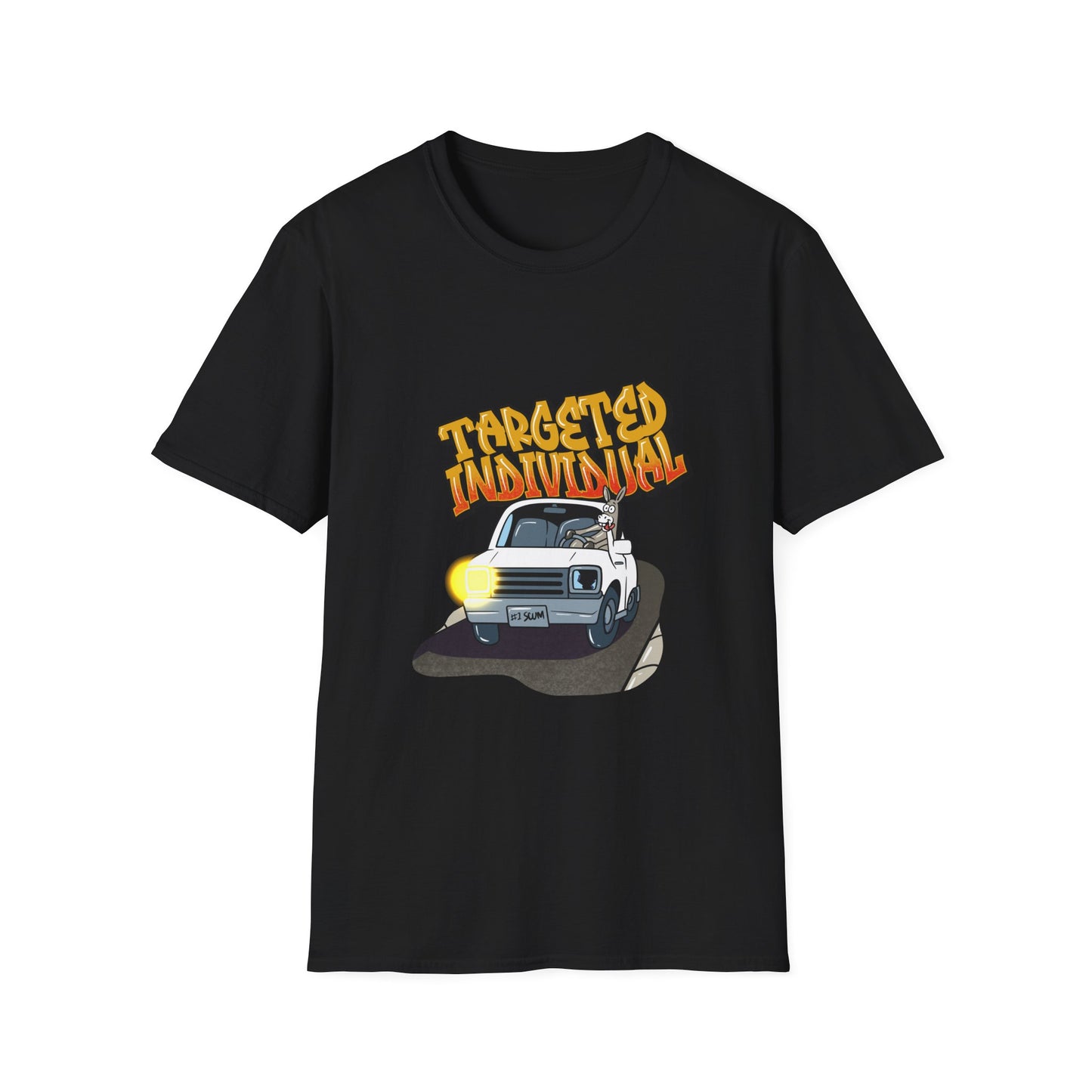 T-Shirt — 'Targeted Individual' Retro Car Graphic Tee