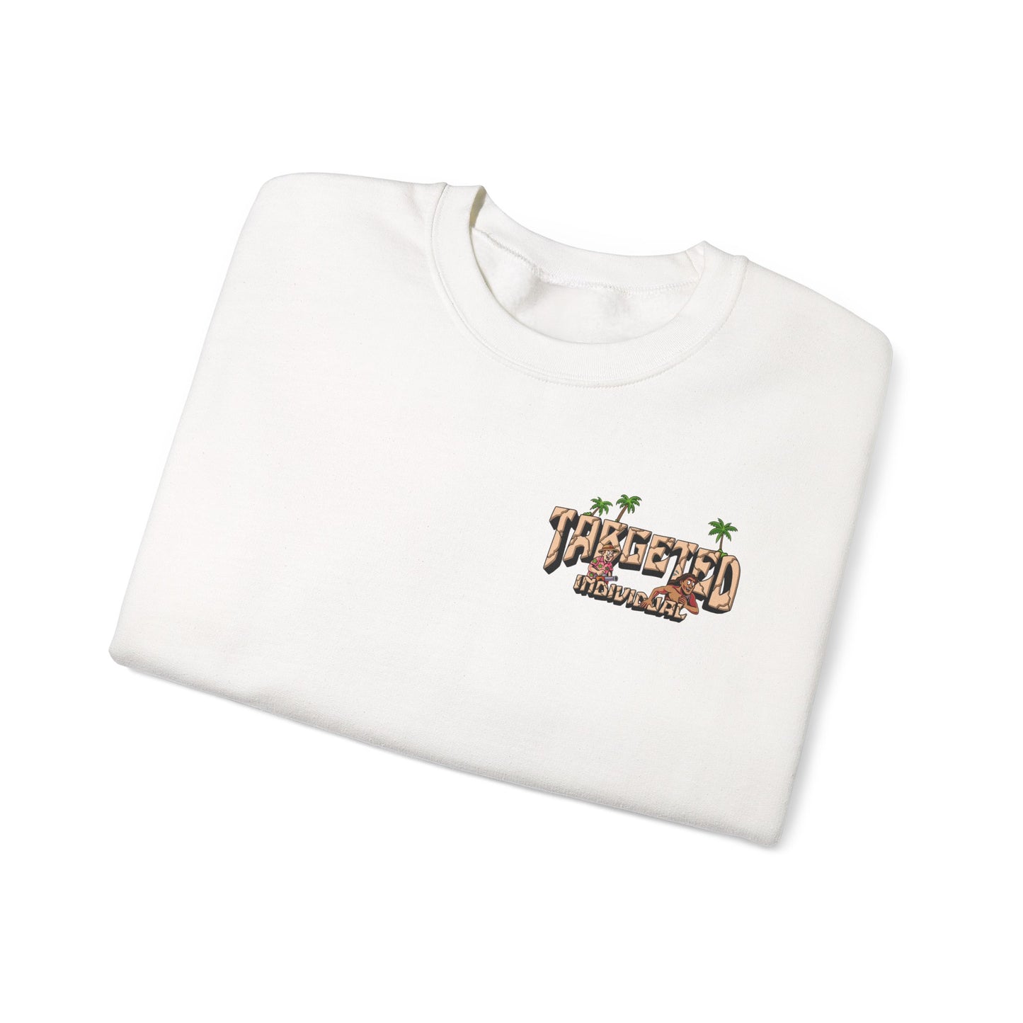 Targeted Hawaii Crewneck Sweatshirt — Vintage Island Surf Graphic