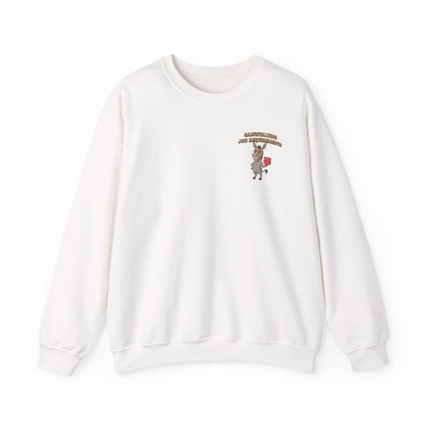 Crewneck Sweatshirt — Funny ‘Adventurous Old Reindeer’ Holiday List Design