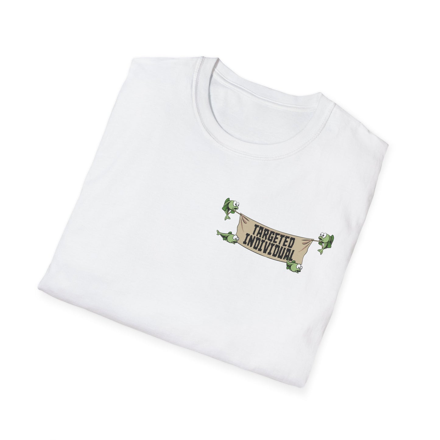 Targeted Individual Graphic Tee — Retro Diver Underwater Design