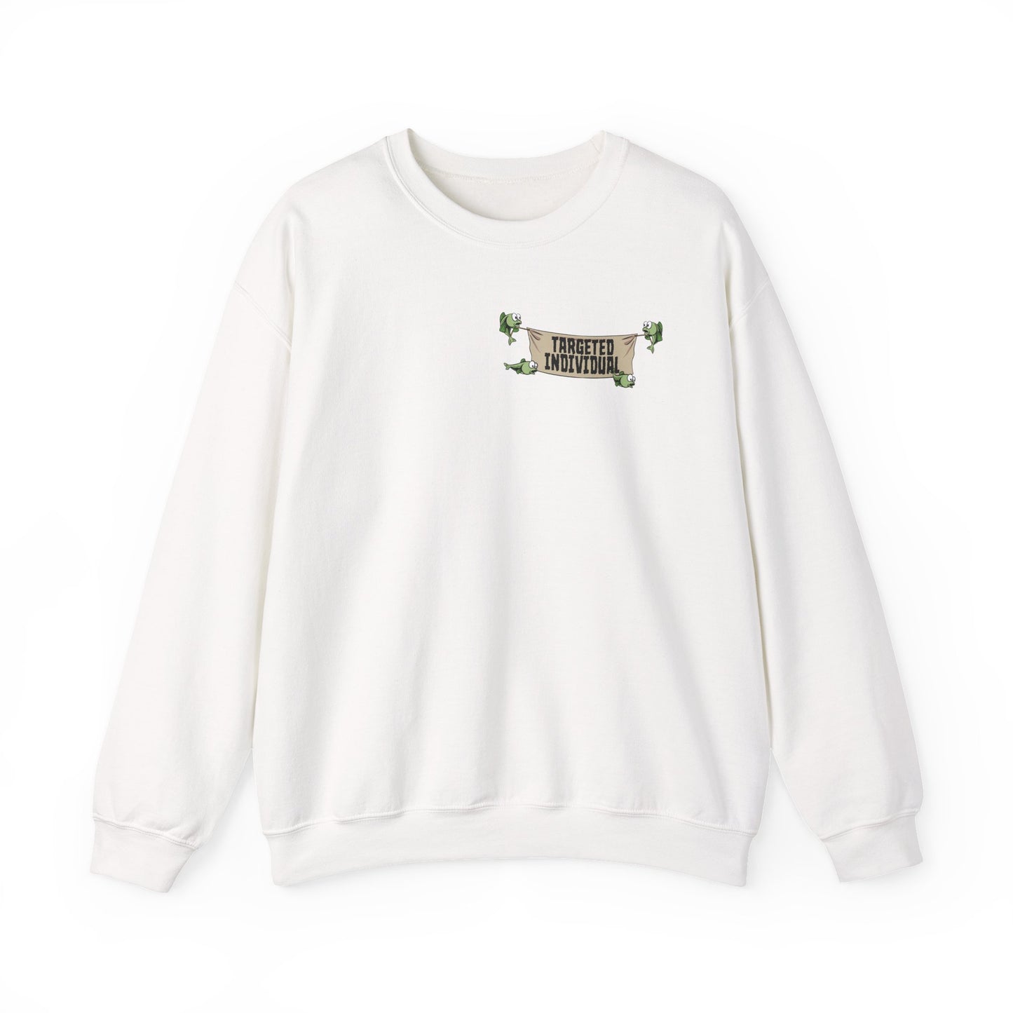 Targeted Individual Crewneck Sweatshirt — Underwater Diver Graphic