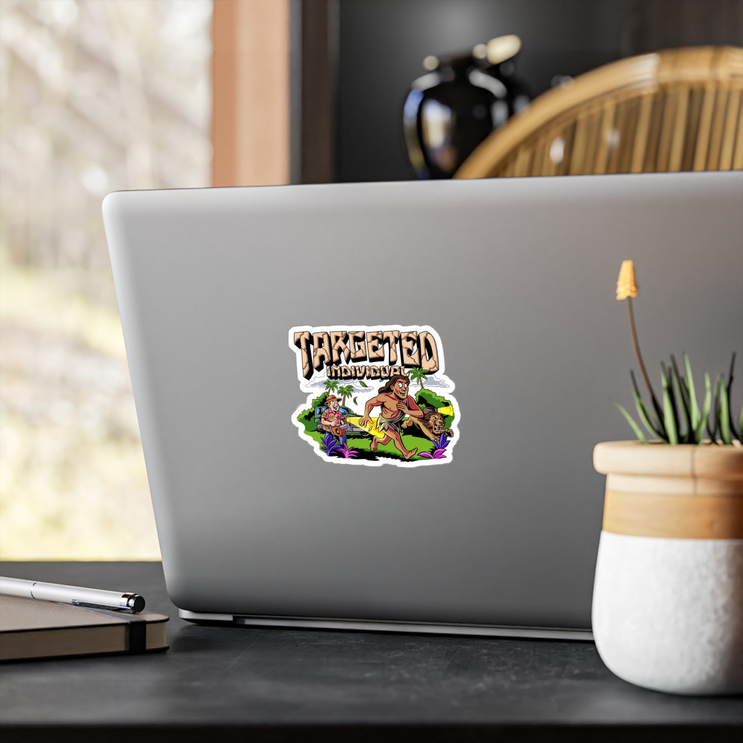 Targeted Individual Adventure Sticker — Kiss-Cut Vinyl Decal