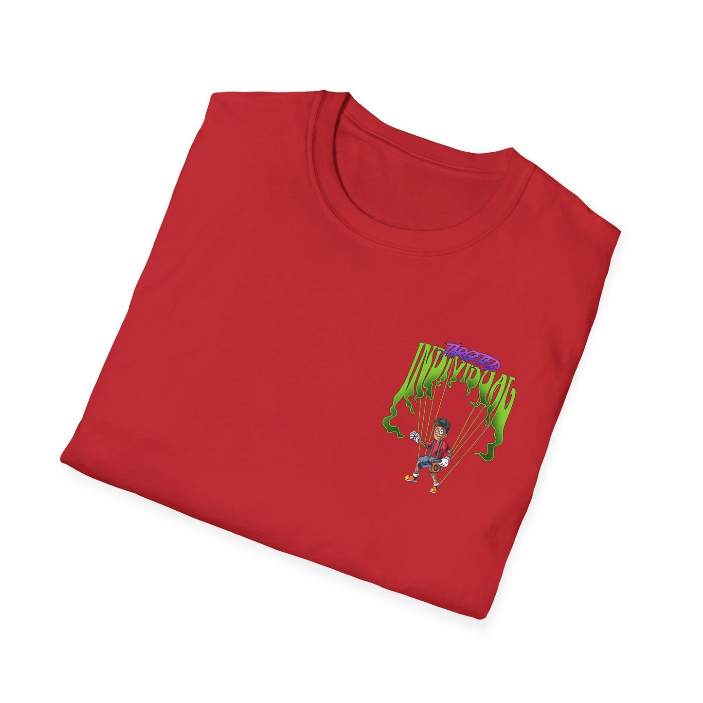 Scaredy Clown Graphic T-Shirt — Horror Joker Back Print