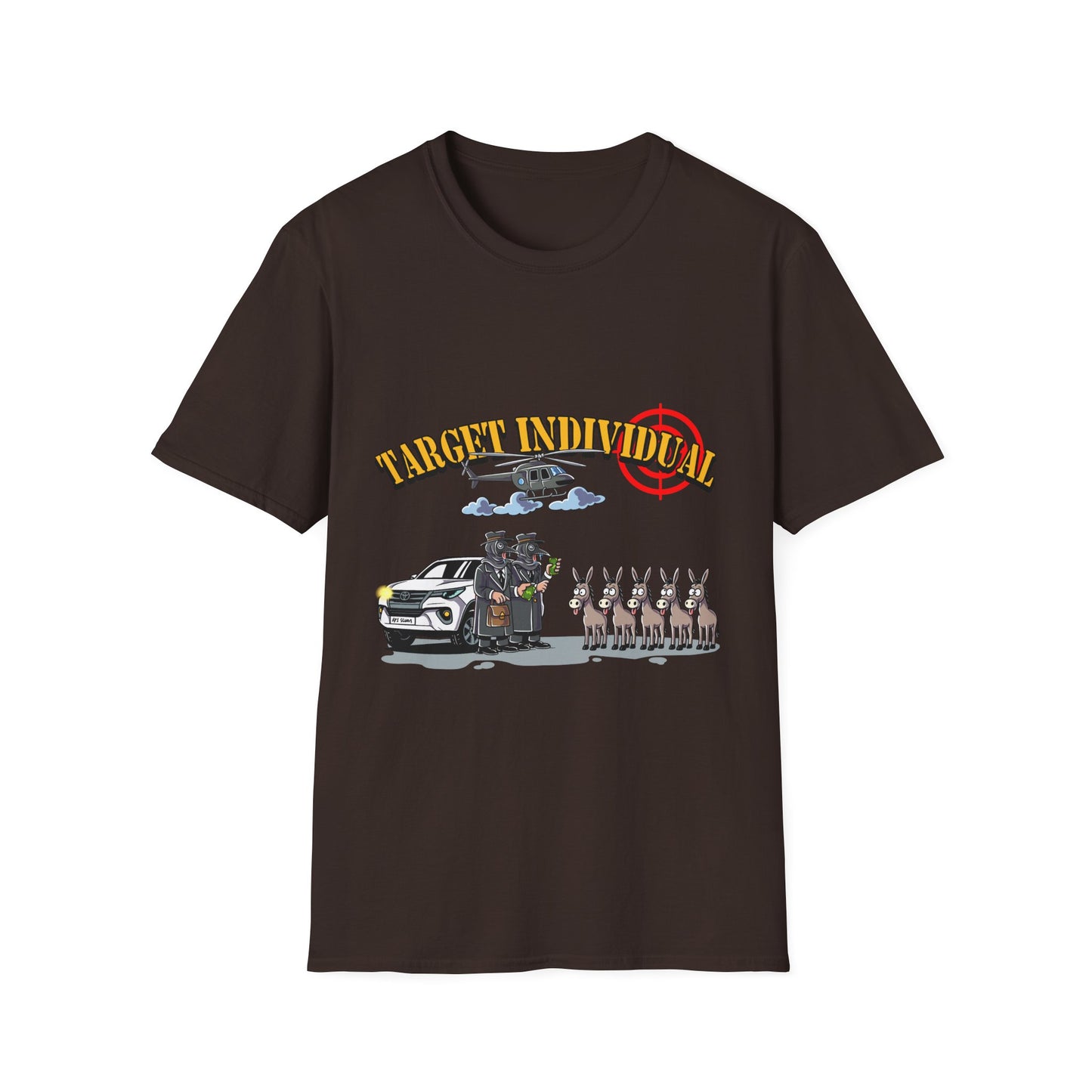 Target Individual T-Shirt — Funny Police Lineup Graphic Tee