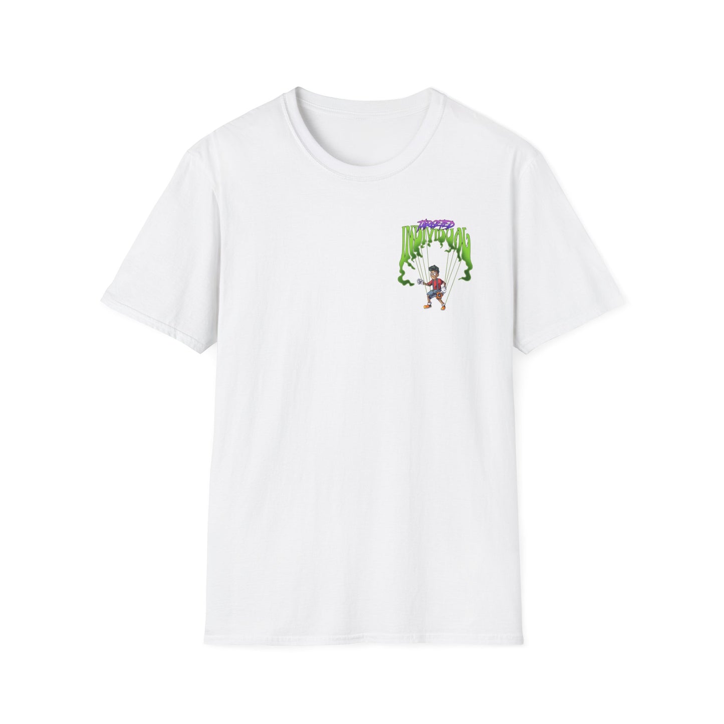Scaredy Clown Graphic T-Shirt — Horror Joker Back Print