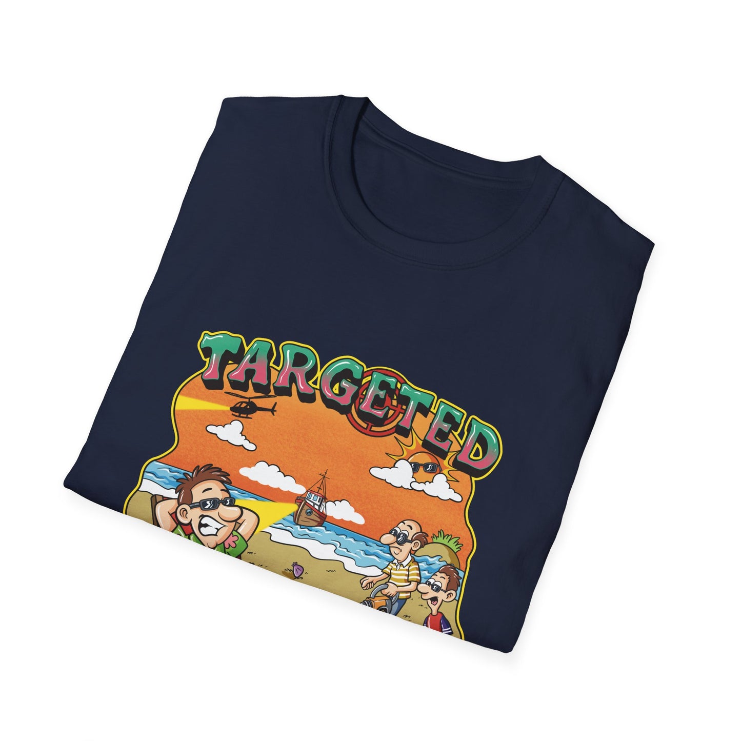 Targeted Individual T-Shirt — Retro Beach Conspiracy Graphic Tee