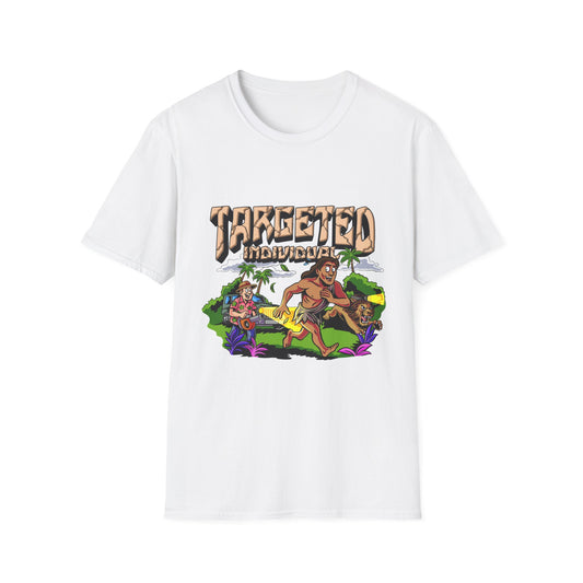 Targeted Individuals T-Shirt — Retro Island Hunt Graphic Tee
