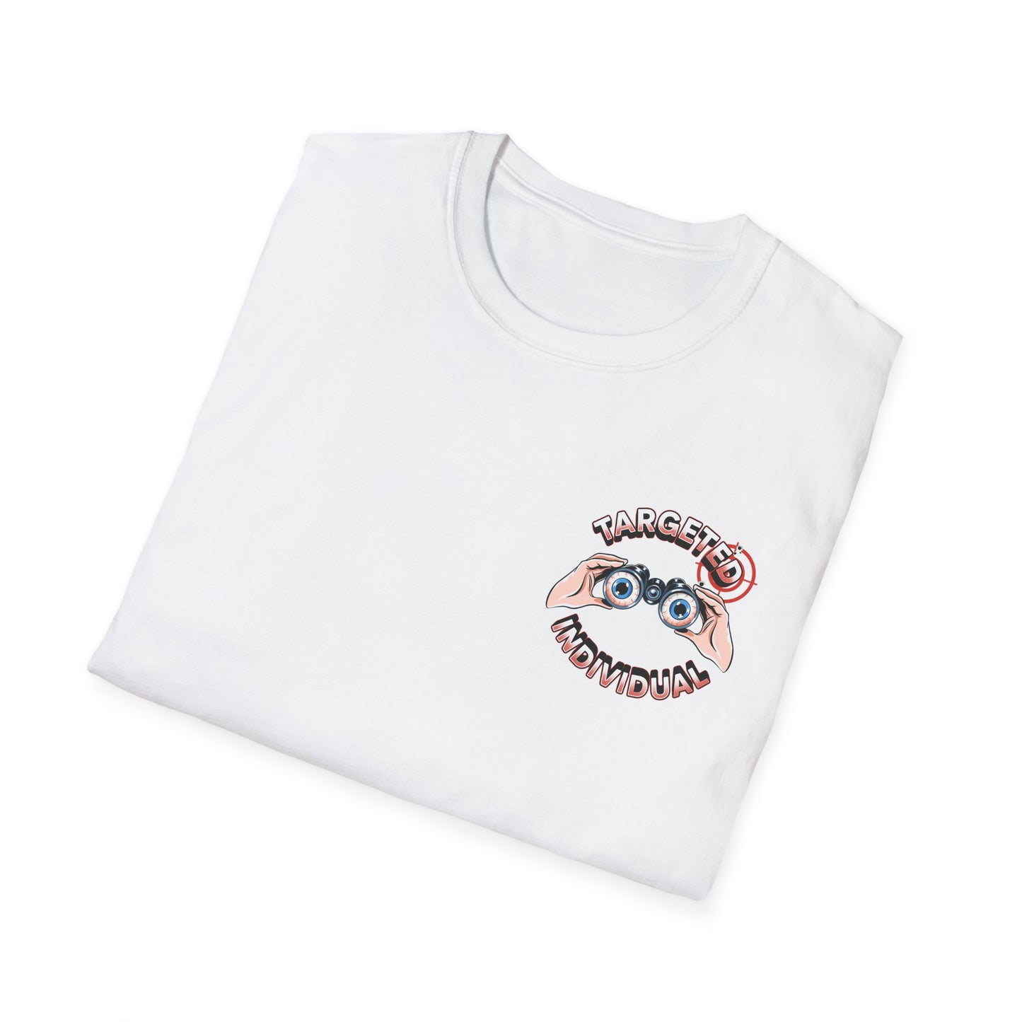 Targeted Individual Sloth T-Shirt - Funny Cartoon Back Print