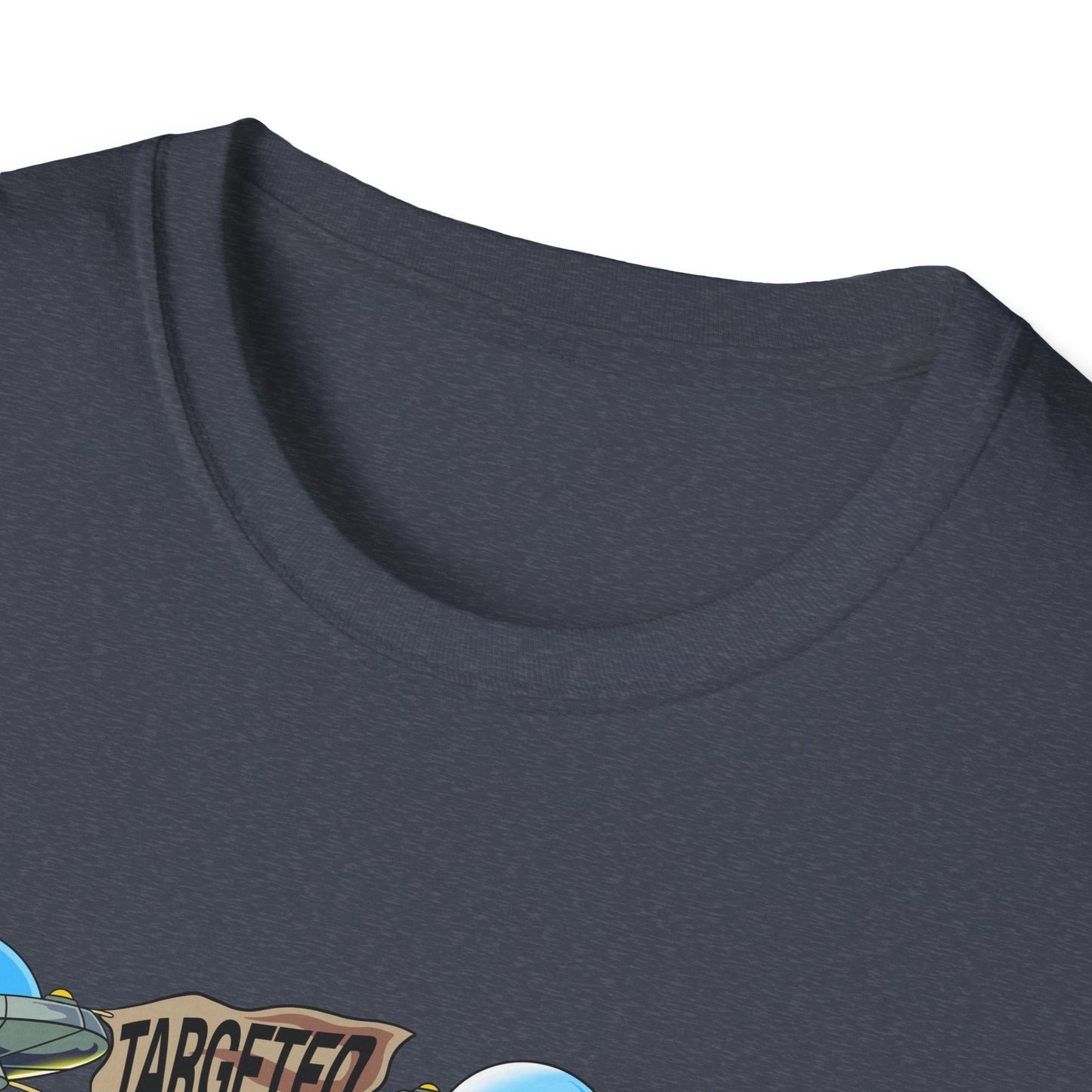 Alien Abduction Graphic T-Shirt — "Targeted Nowhere" Retro UFO Tee
