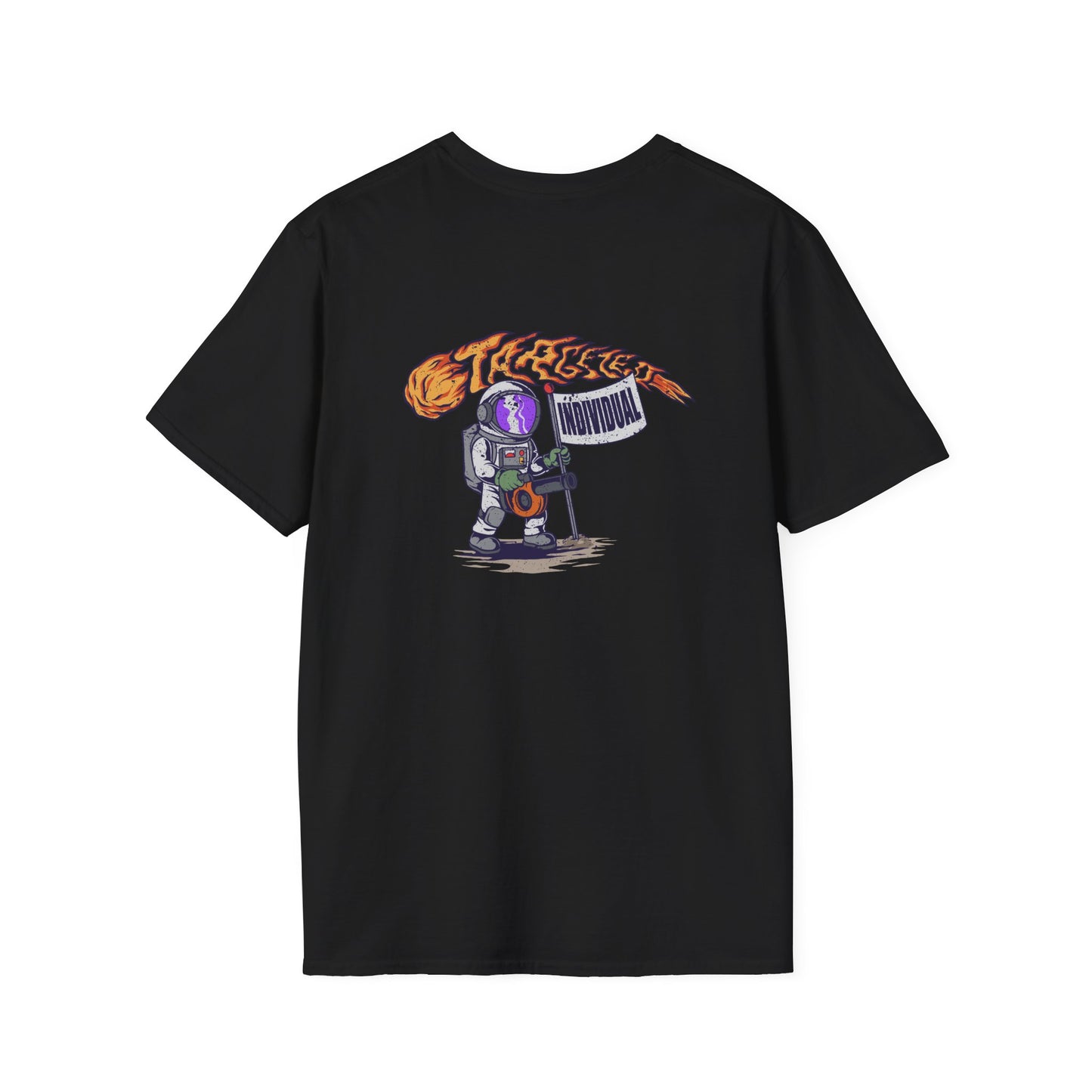 Astronaut Recording Studio T-Shirt — 'Tracks' Musician Space Graphic Tee