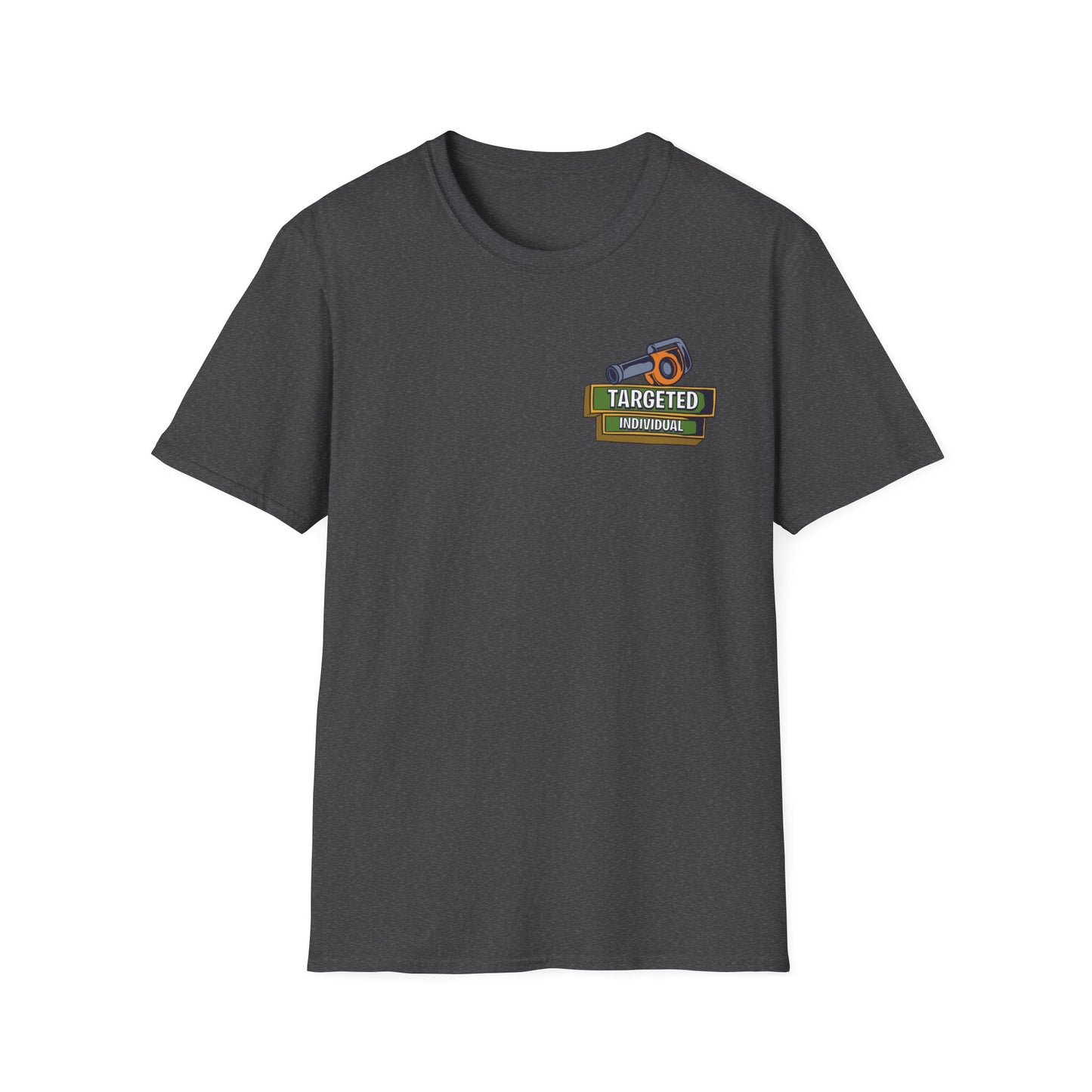 Targeted Ad Vendor T-Shirt — Funny Street Market Cartoon Graphic Tee