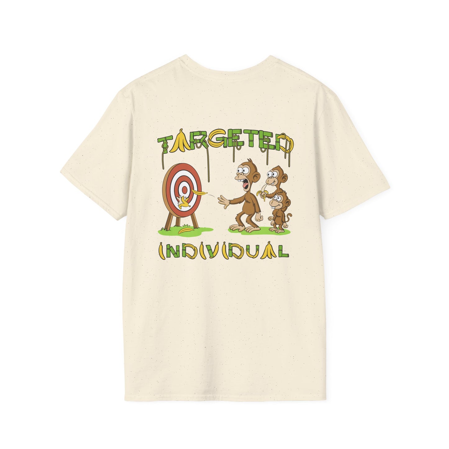 Targeted Individual T-Shirt — Graphic Satire Backprint Tee