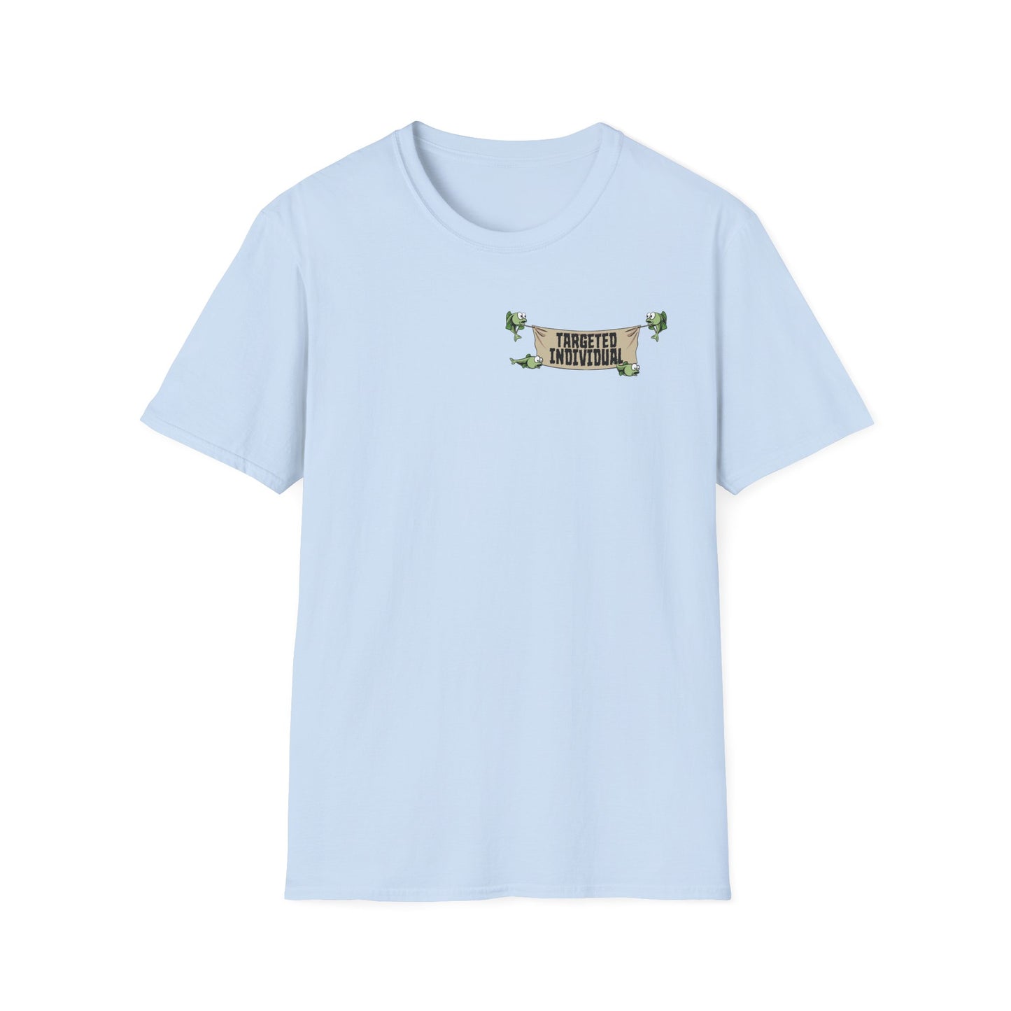 Targeted Individual Graphic Tee — Retro Diver Underwater Design