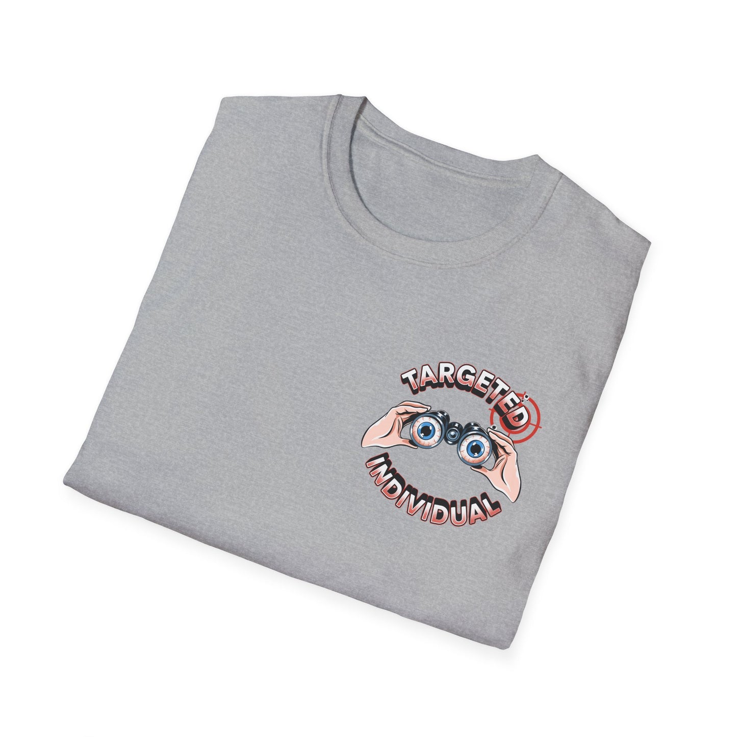 Targeted Individual T‑Shirt — Vintage Binoculars Graphic Tee