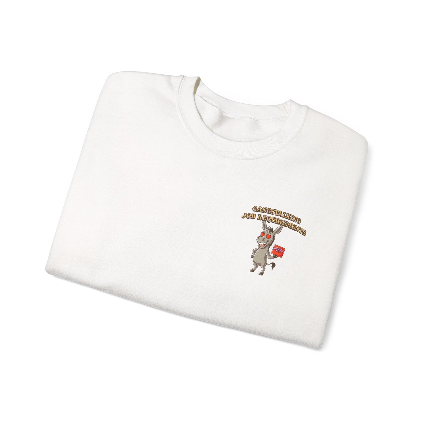 Crewneck Sweatshirt — Funny ‘Adventurous Old Reindeer’ Holiday List Design