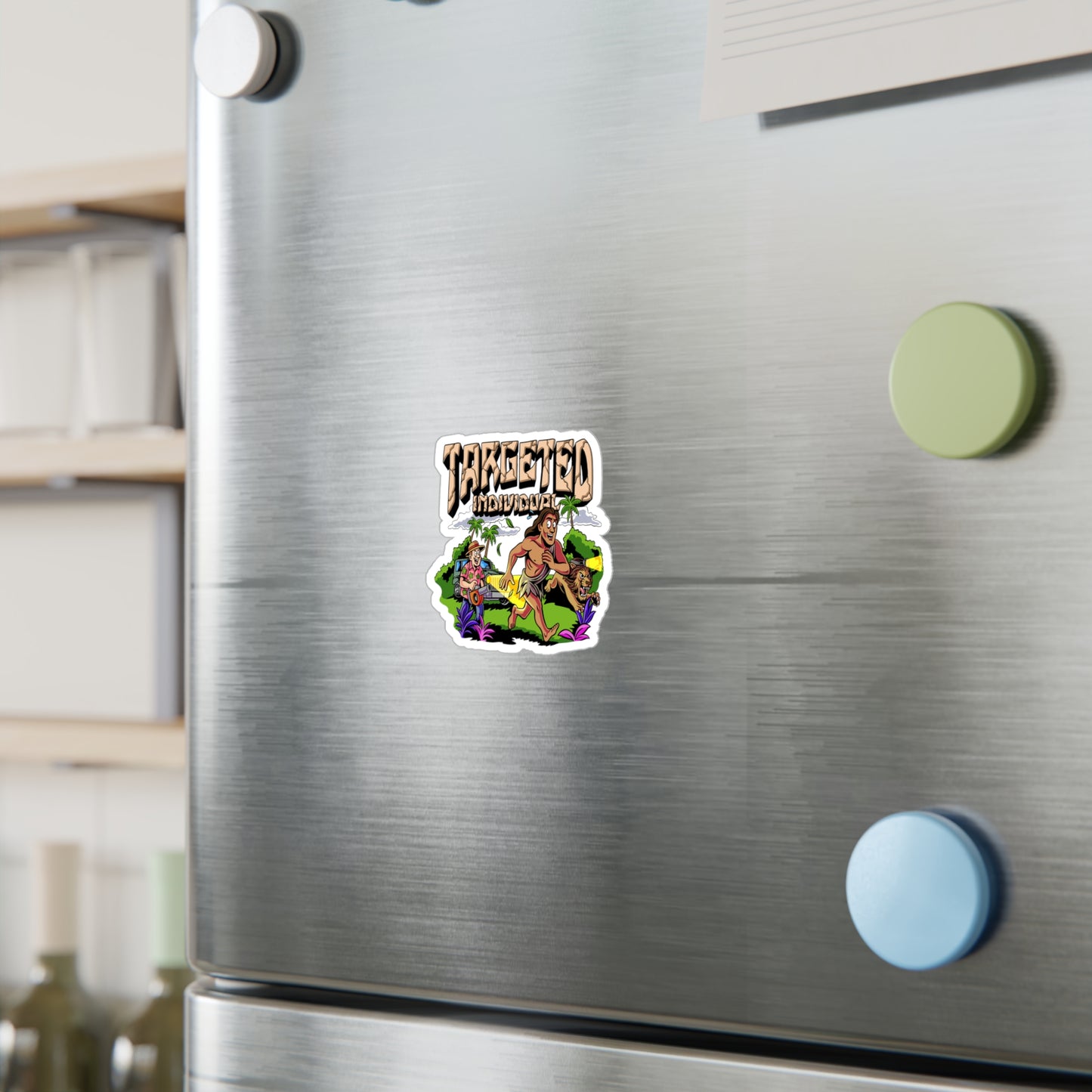 Targeted Individual Adventure Sticker — Kiss-Cut Vinyl Decal