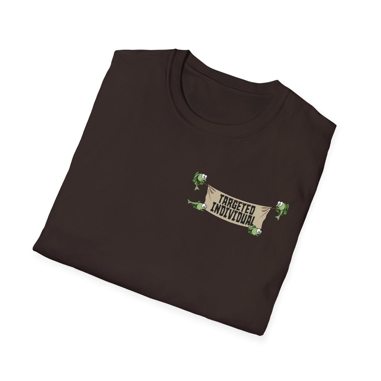 Targeted Individual Graphic Tee — Retro Diver Underwater Design