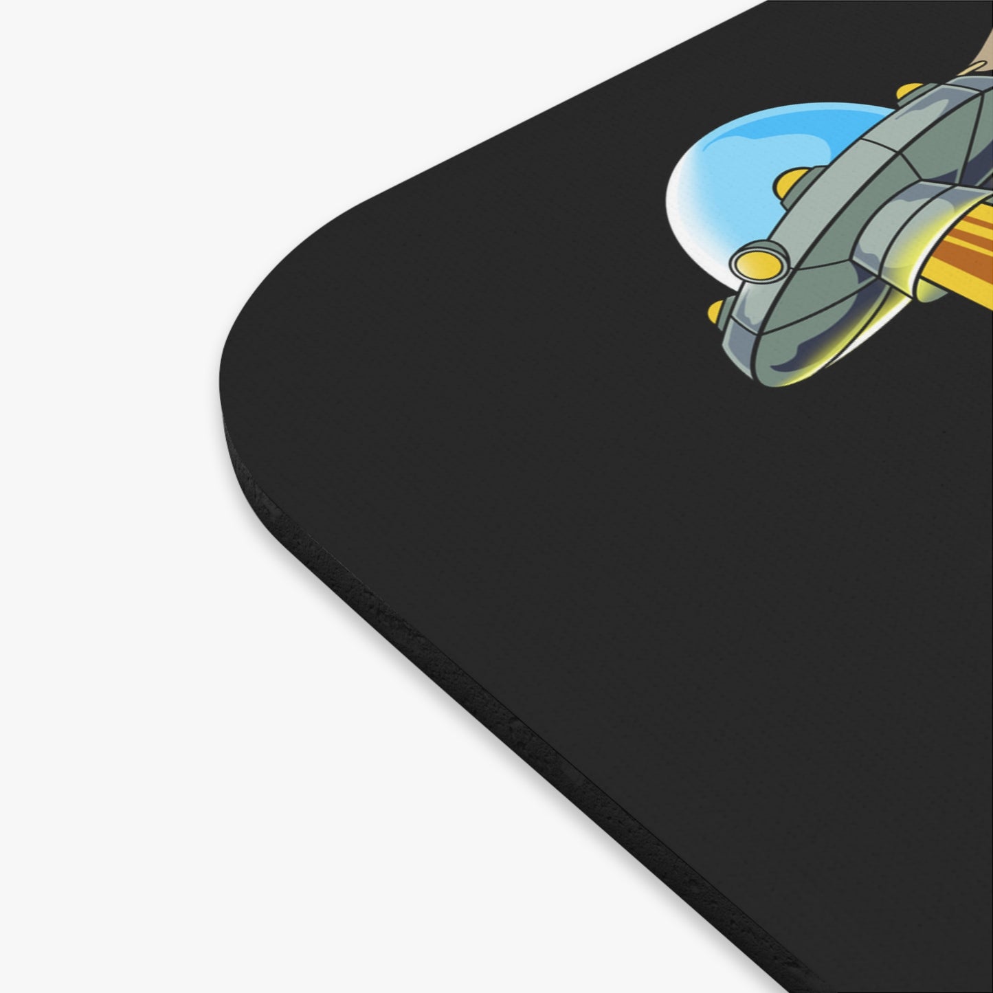 Alien Abduction Mouse Pad – "Targeted Individual" UFO Gaming Desk Mat