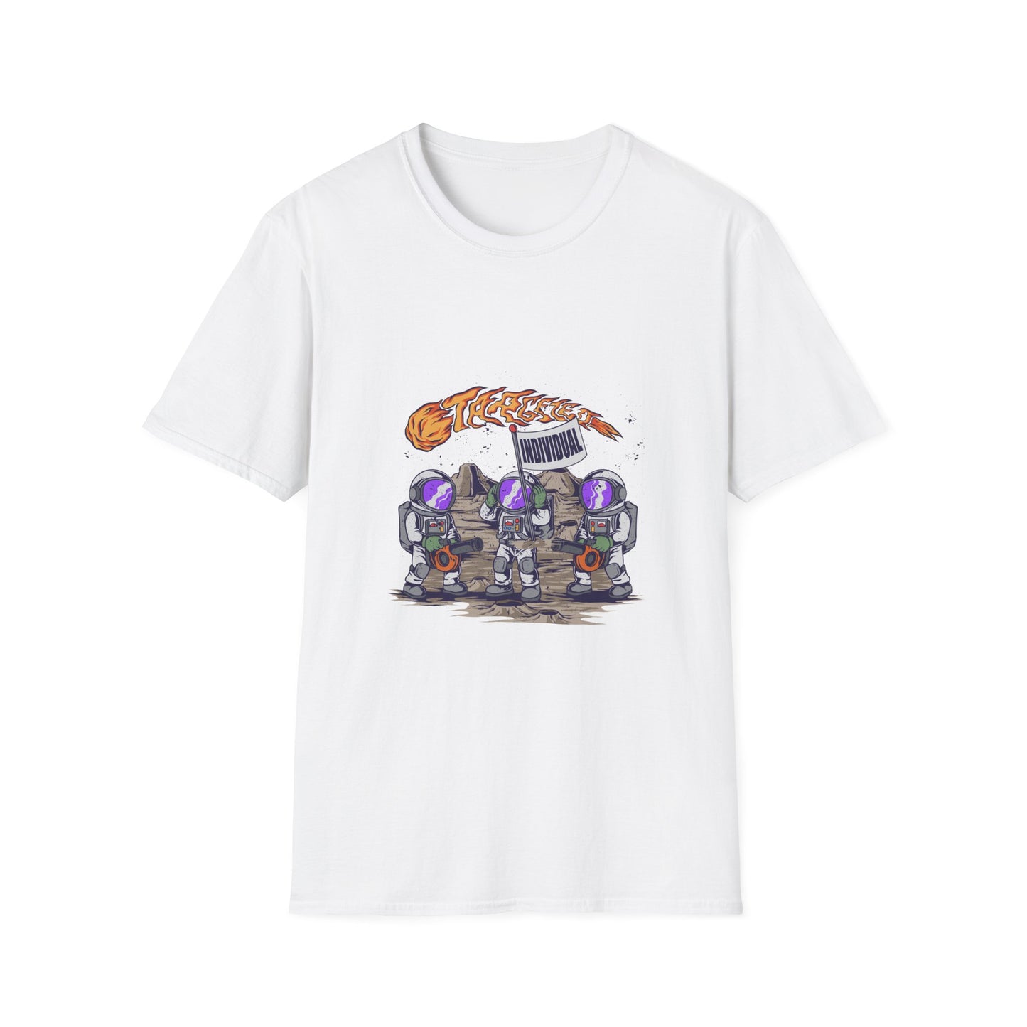 Astronaut Crew T-Shirt – Cute Space Crew with Flaming Comet Graphic