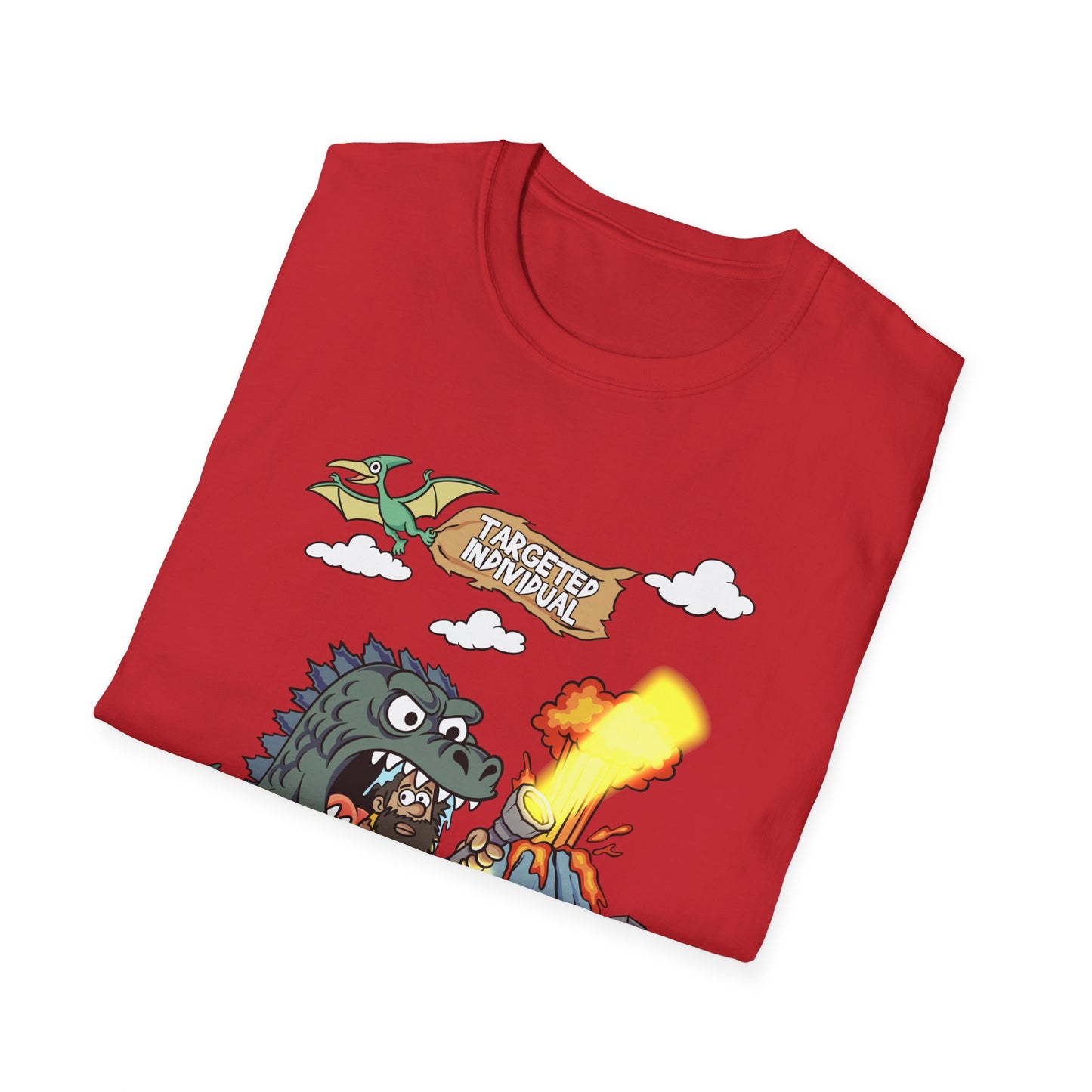 Godzilla Camping T‑Shirt — Funny Monster Camping Design (That’s My Campfire!)
