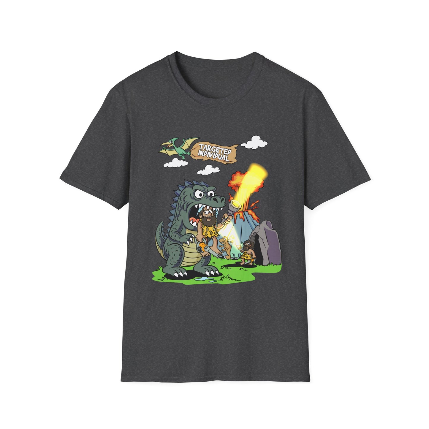 Godzilla Camping T‑Shirt — Funny Monster Camping Design (That’s My Campfire!)