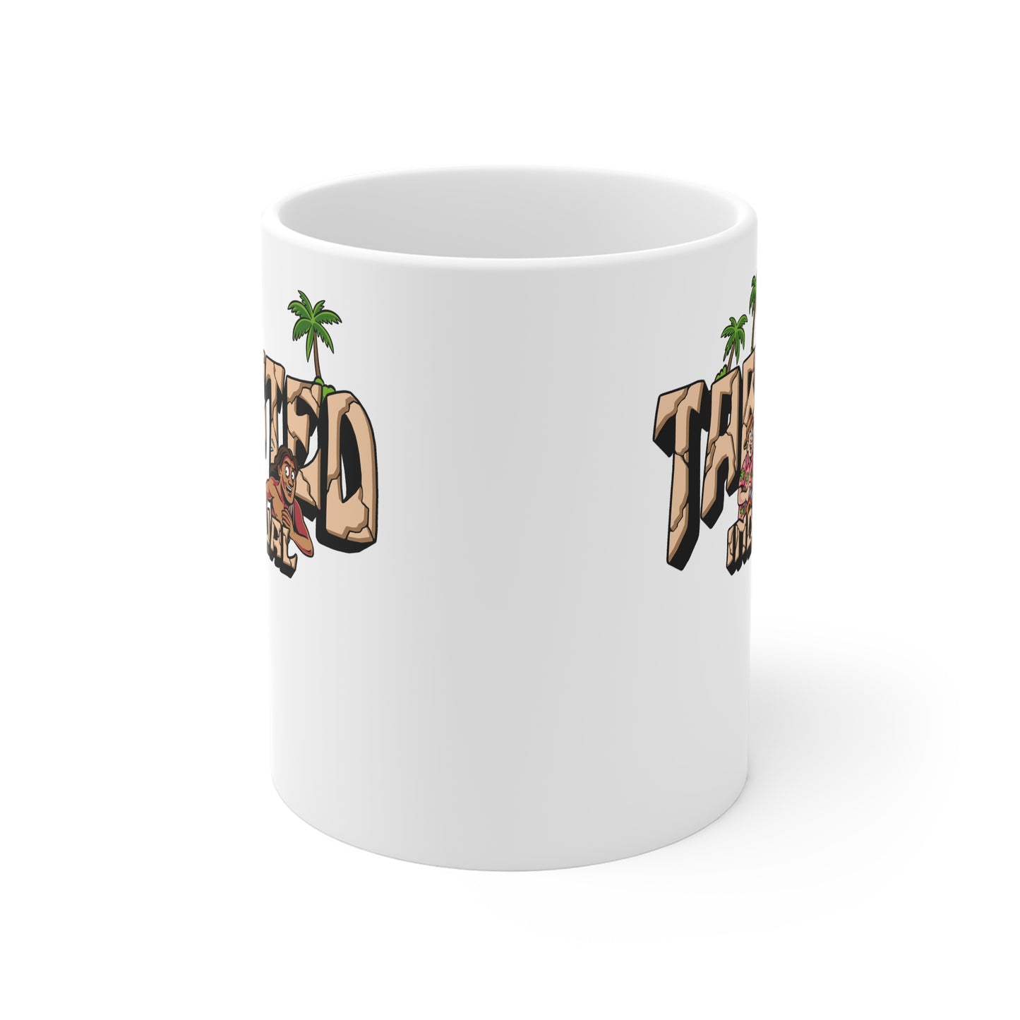 Mug - 'Targeted Individual' Retro Beach Graphic Coffee Mug!