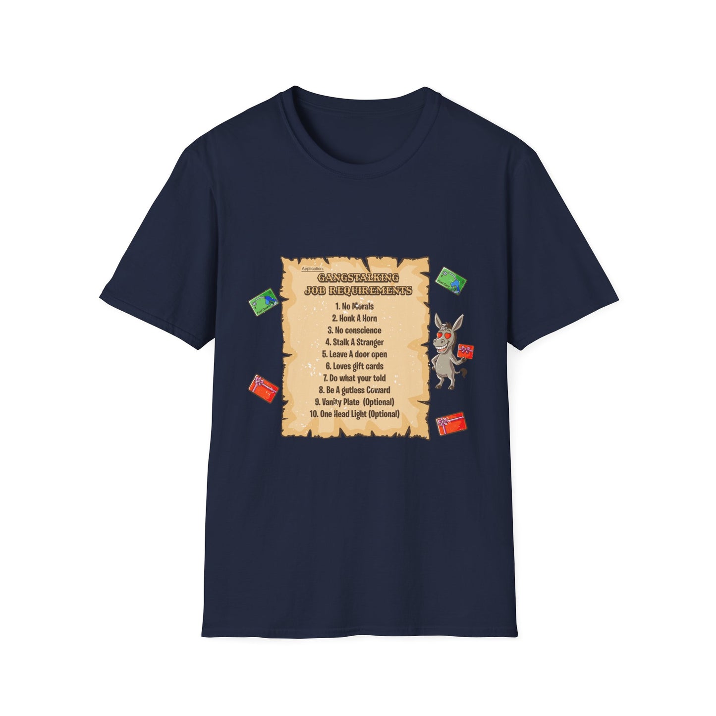 Christmas Reindeer Gift Checklist T-Shirt — Funny Holiday Present List Tee