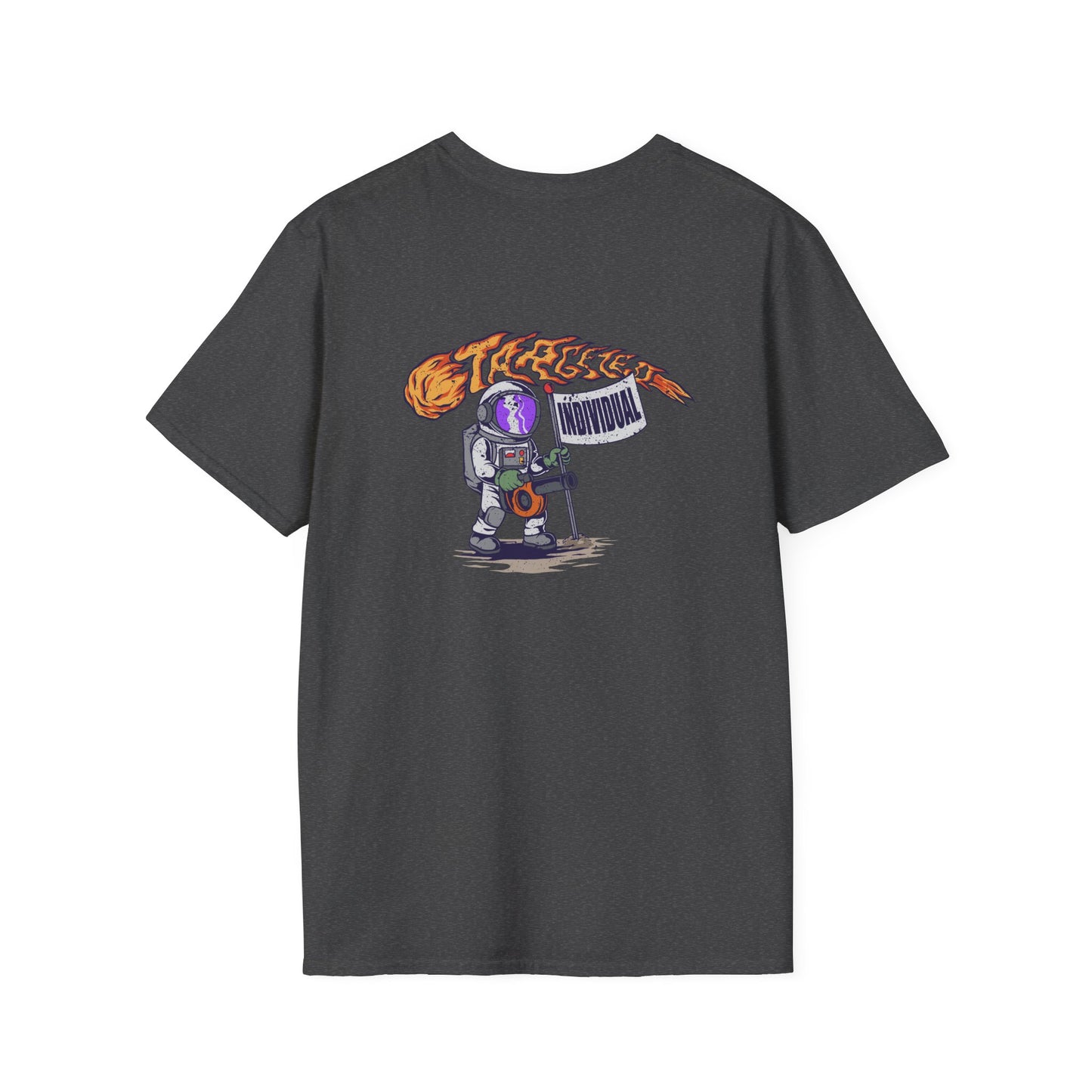 Astronaut Recording Studio T-Shirt — 'Tracks' Musician Space Graphic Tee