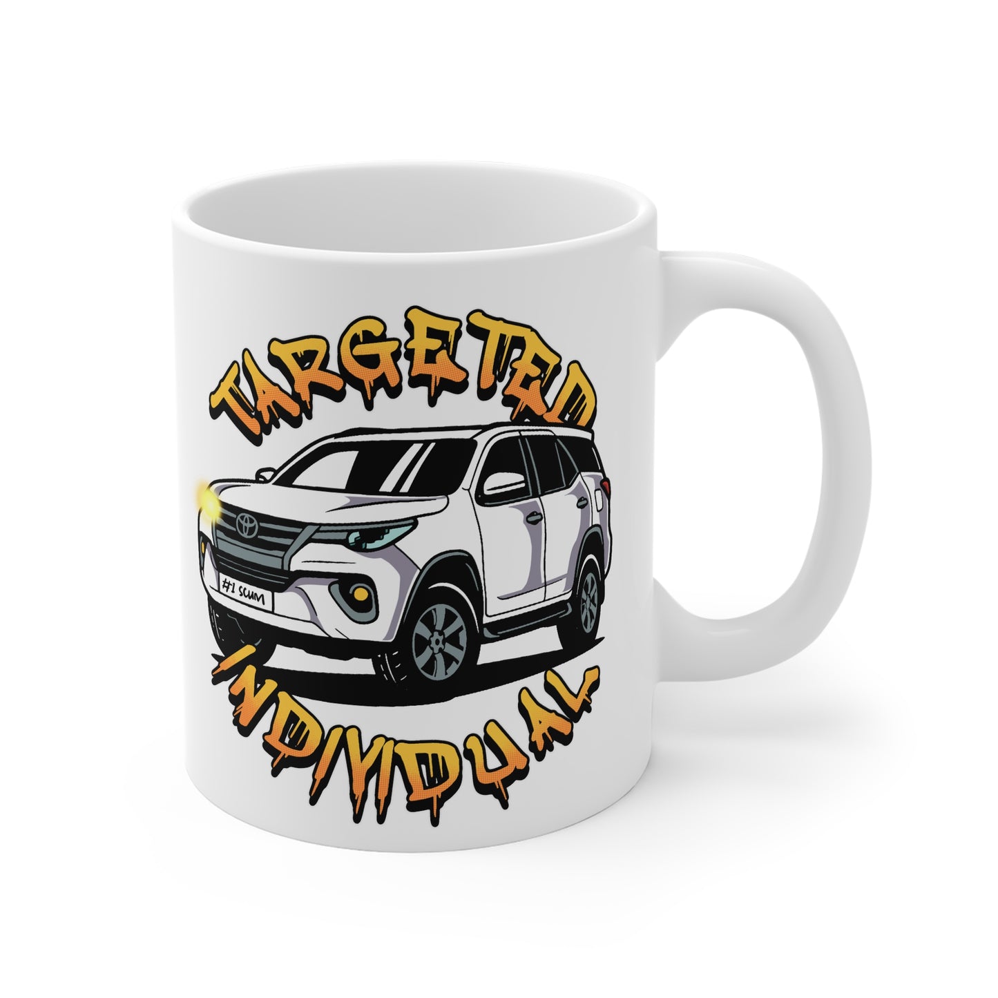 Mug — "Targeted Individual" Toyota SUV Graphic Coffee Mug