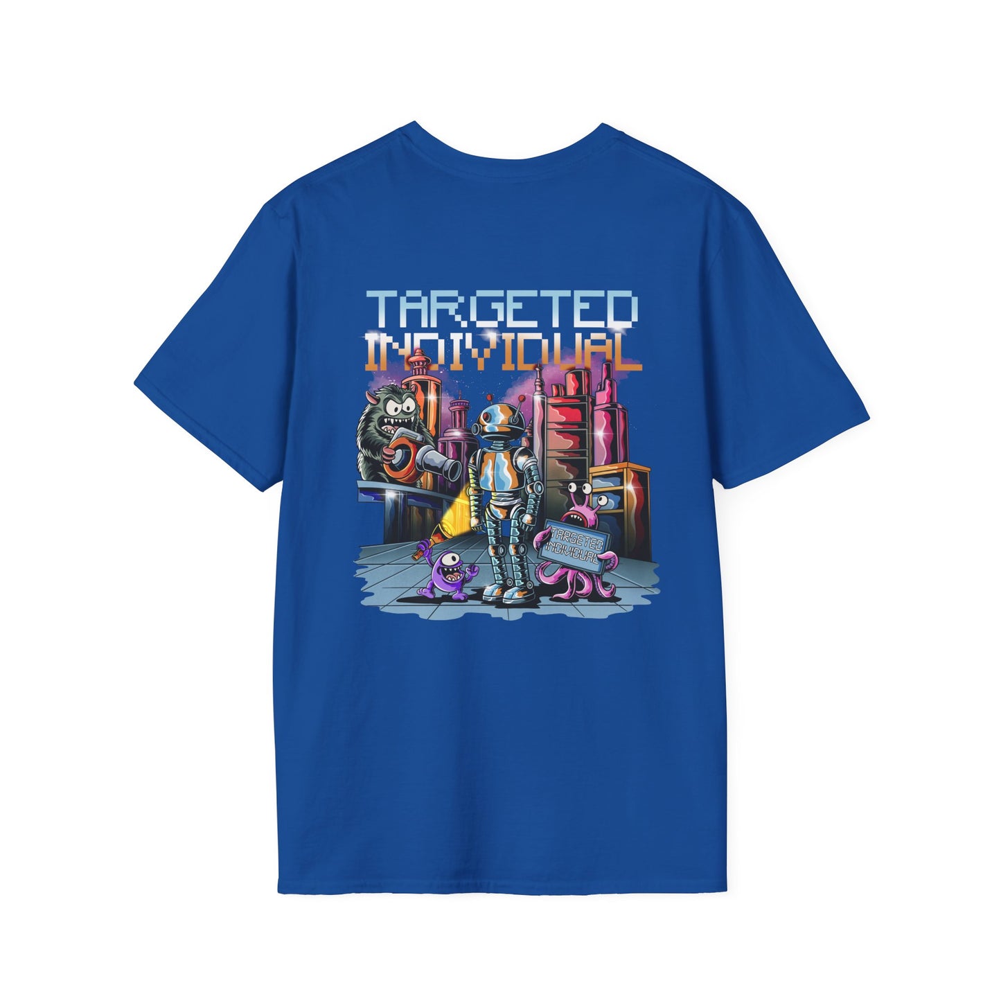 Targeted Individual T-Shirt — Retro Sci‑Fi Robot Graphic Tee