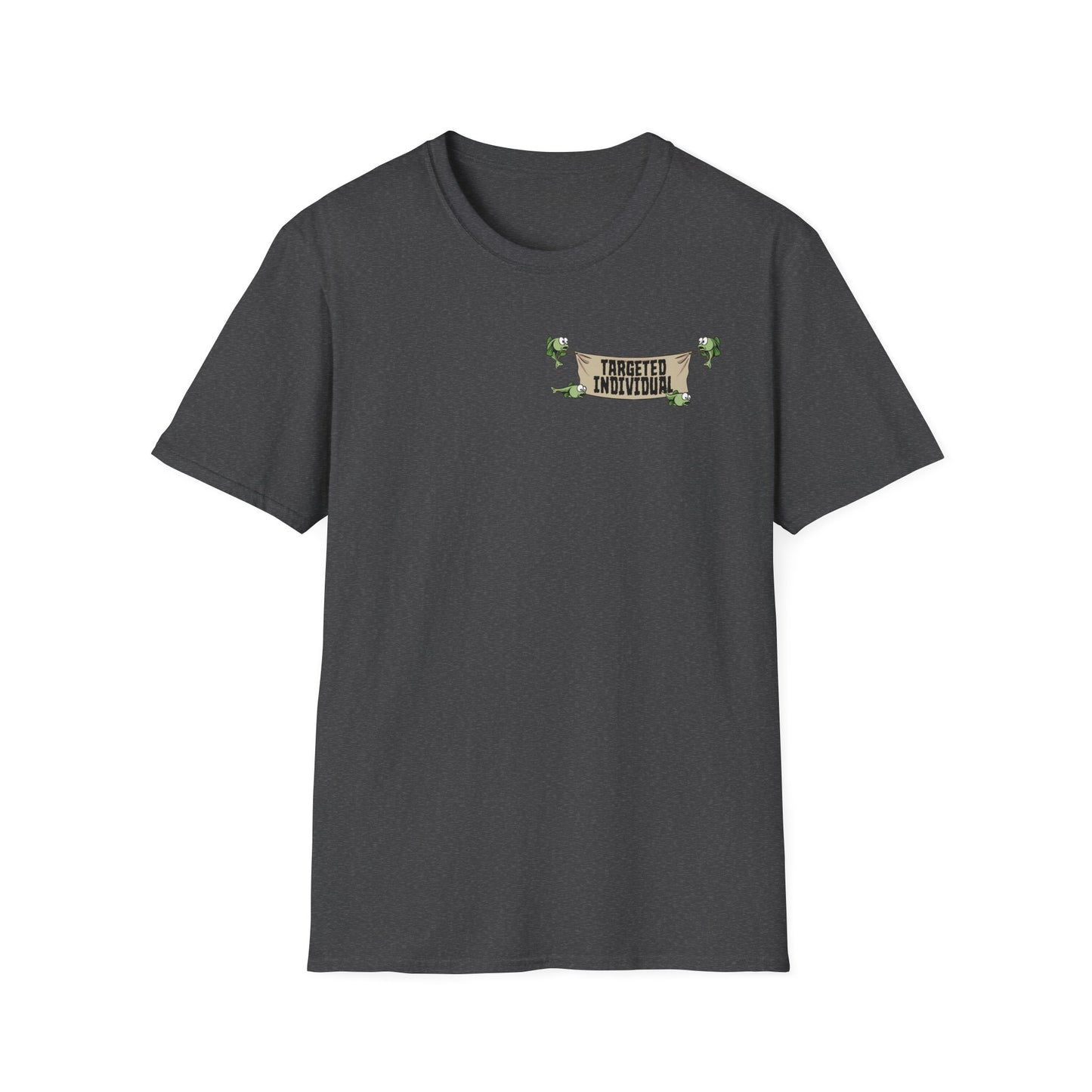 Targeted Individual Graphic Tee — Retro Diver Underwater Design