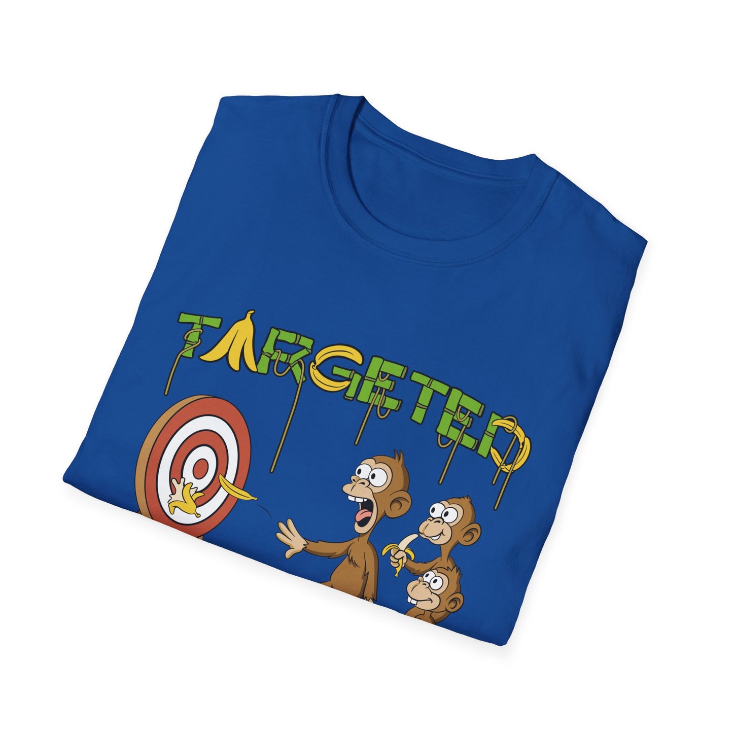 Targeted Individual Graphic T-Shirt — Funny Monkey Target Design