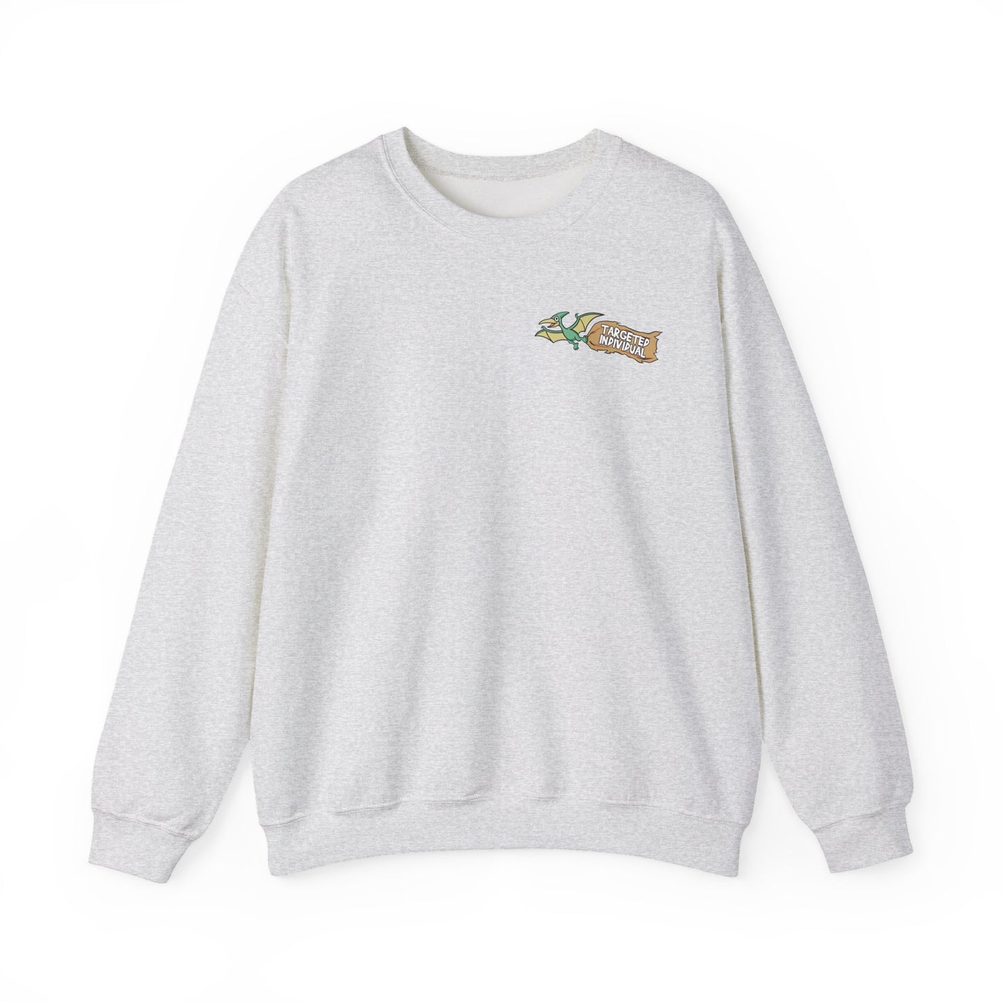 Godzilla Cartoon Crewneck Sweatshirt - Funny Monster Fire-Breathing Graphic