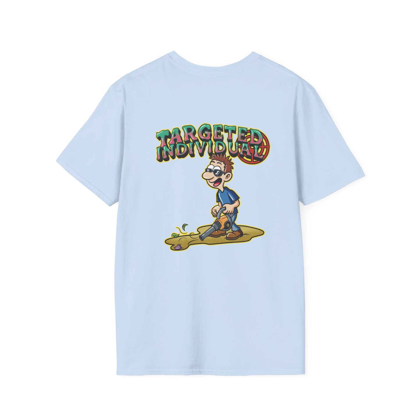 Targeted Individual T-Shirt — Satirical Cartoon Graphic Tee