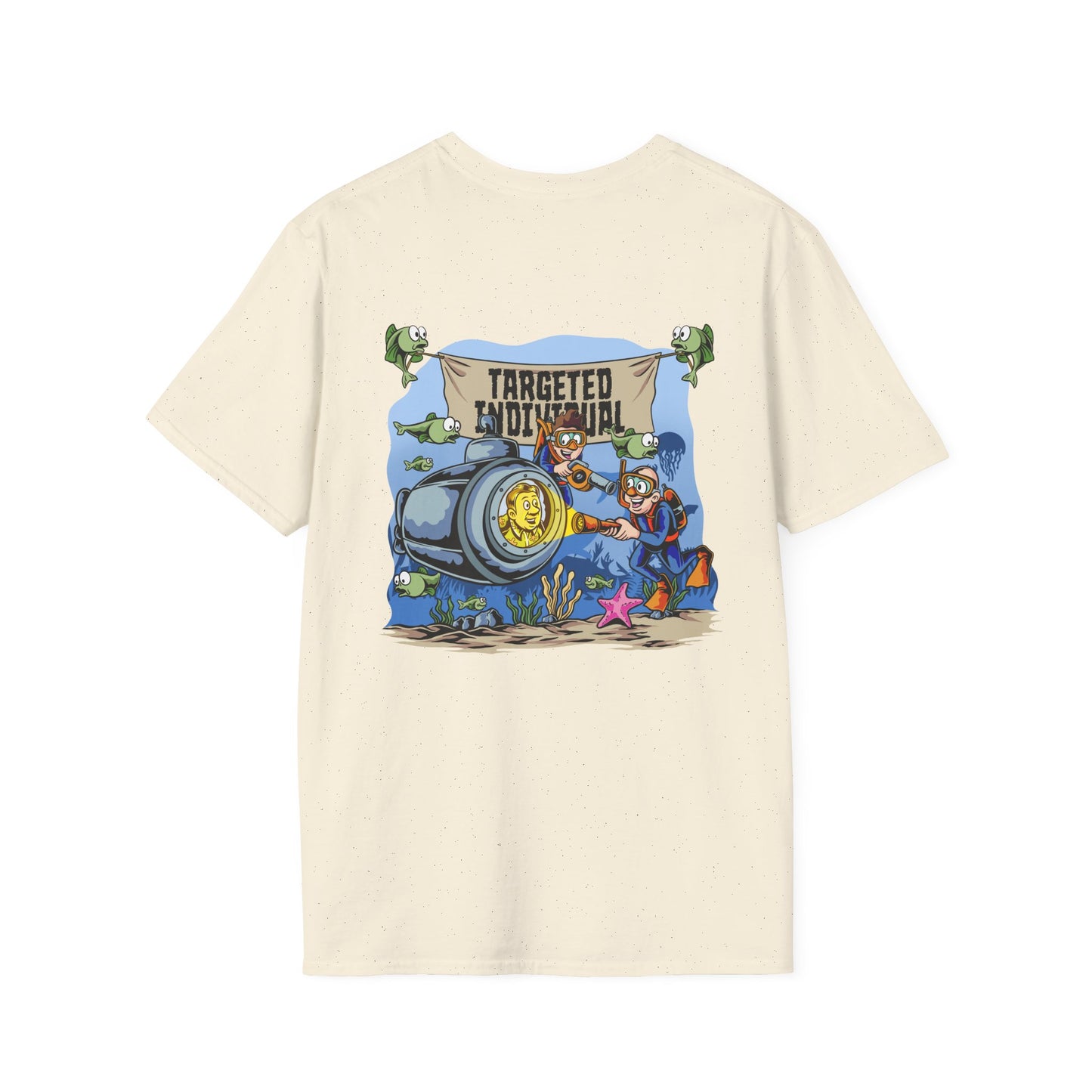 T-Shirt — 'Targeted Individual' Submarine Cartoon Graphic Tee