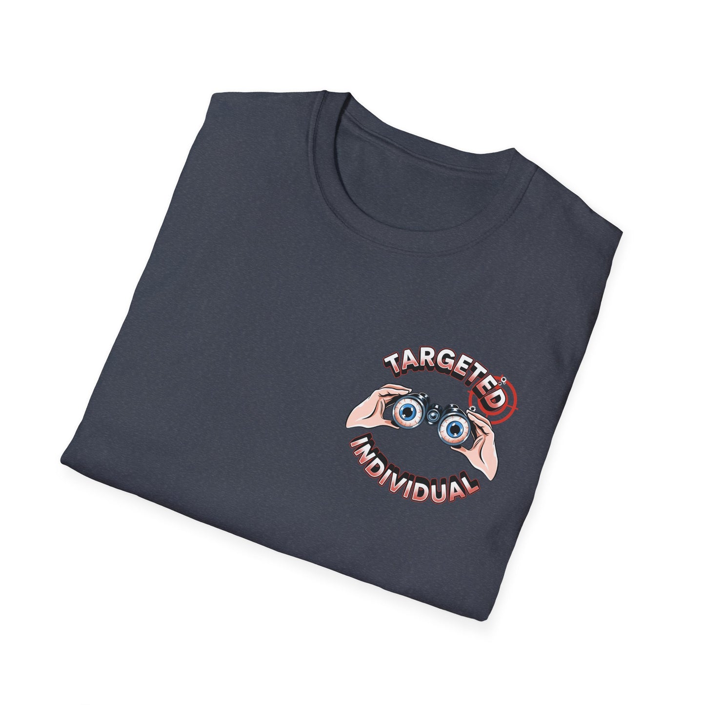 Targeted Individual T‑Shirt — Vintage Binoculars Graphic Tee