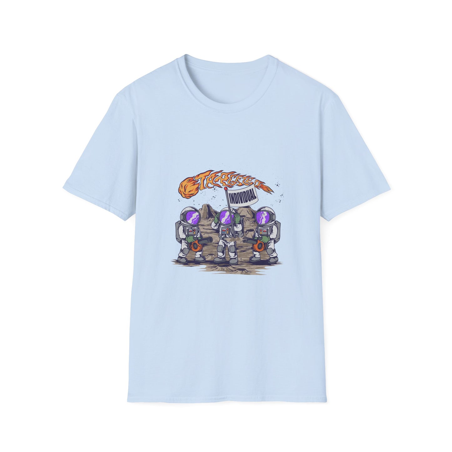 Astronaut Crew T-Shirt – Cute Space Crew with Flaming Comet Graphic