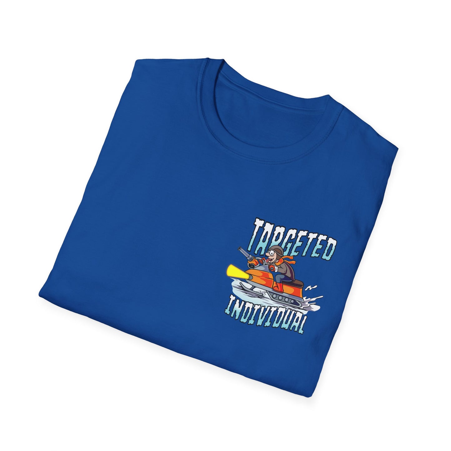 Fishing Cartoon T-Shirt — "Targeted Individual" Graphic Tee