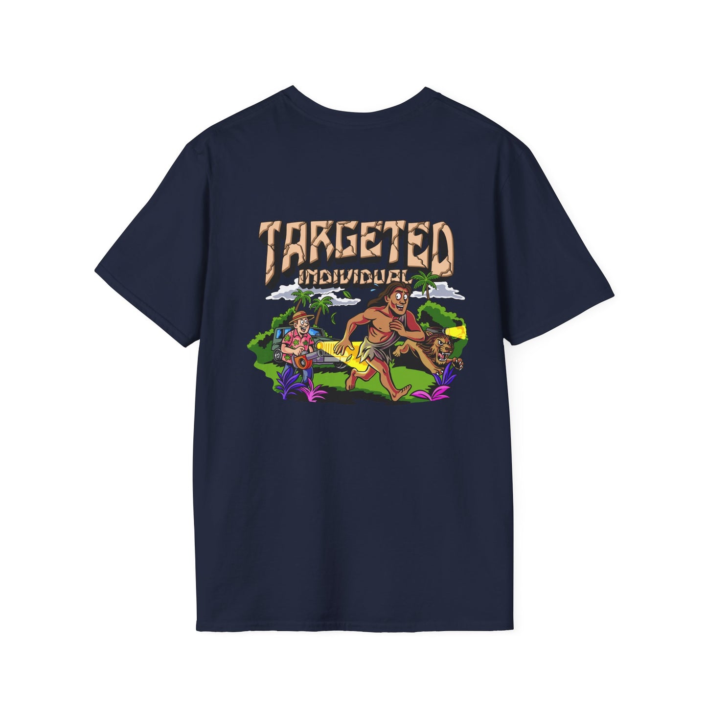 Targeted Horizons T-Shirt — Vintage Surf Adventure Graphic Tee